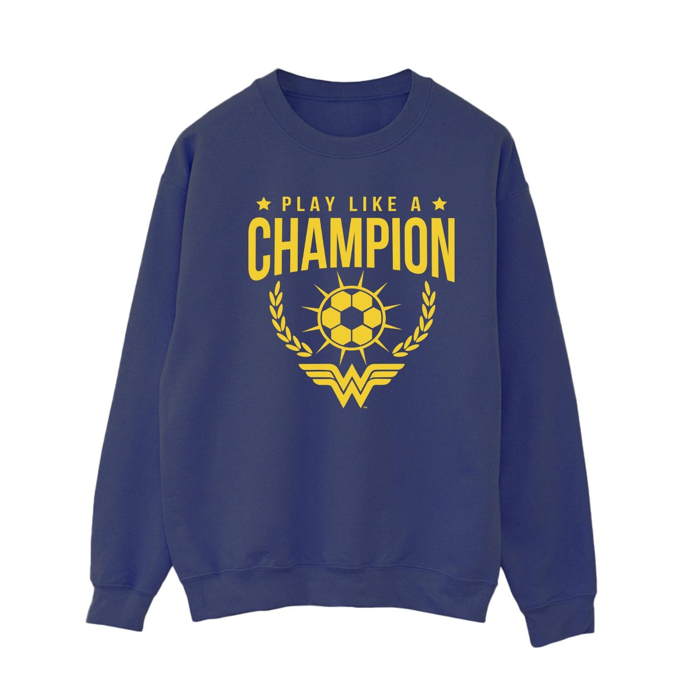 DC Comics Dames wonder woman play like a champion sweatshirt