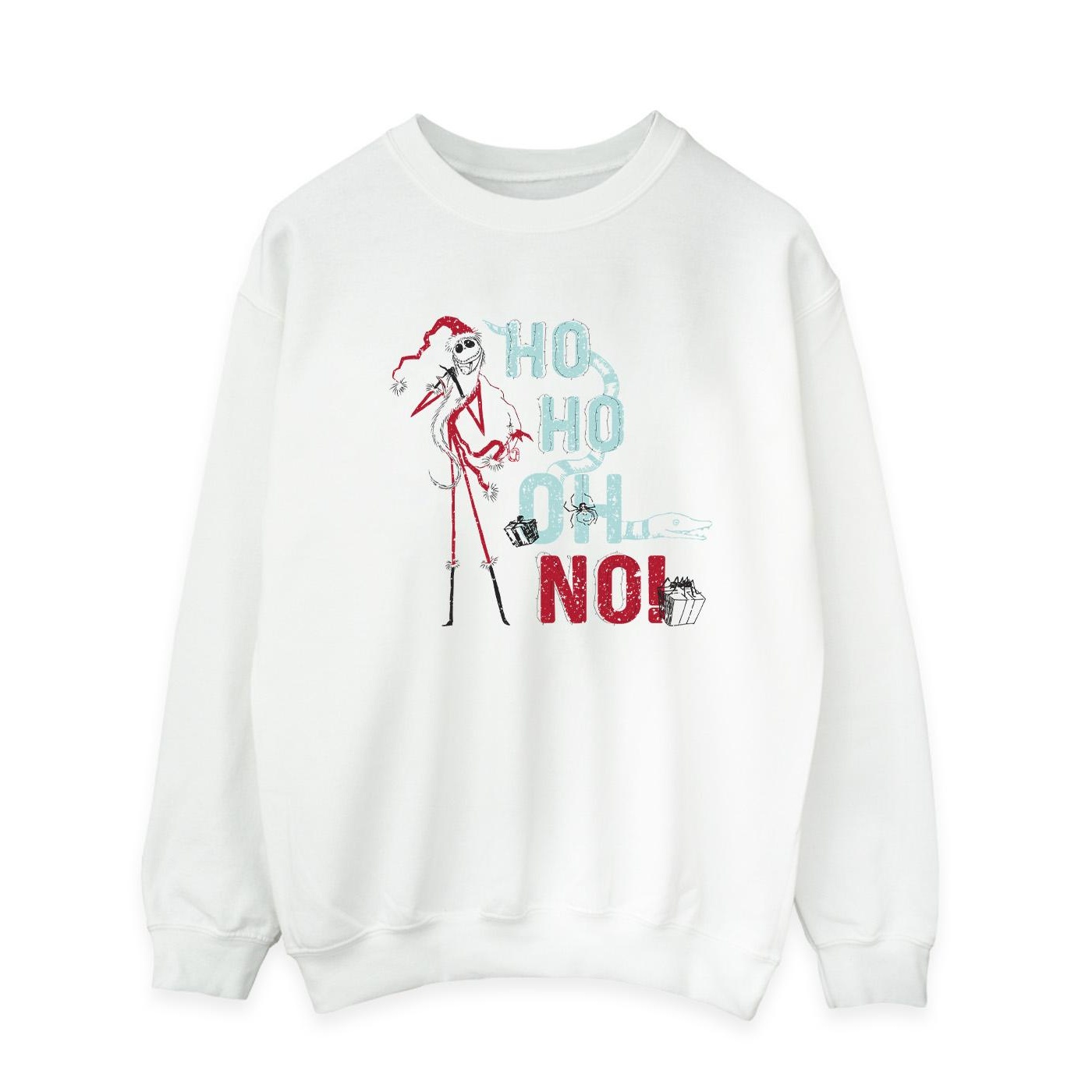 Li-cense Disney heren the nightmare before christmas ho ho no sweatshirt