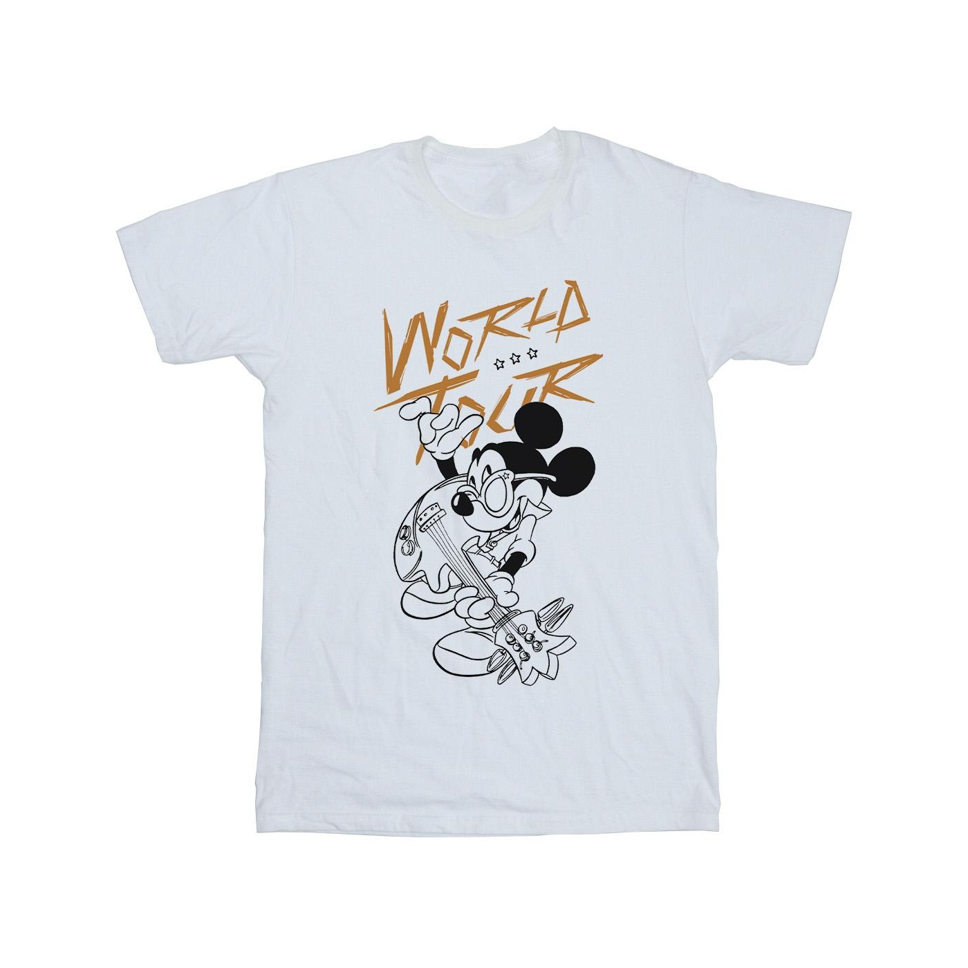 Li-cense Disney jongens mickey mouse world tour lijn t-shirt