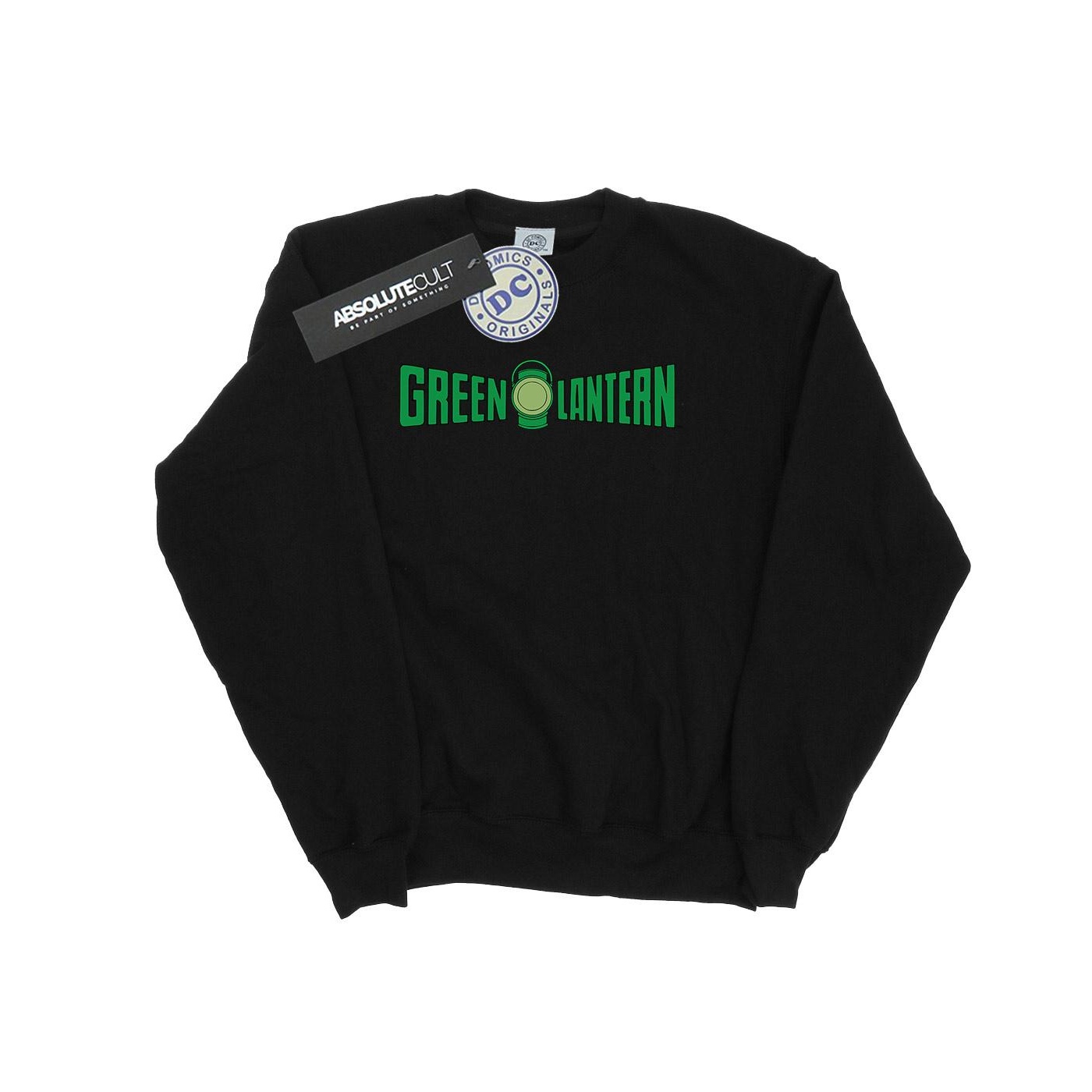 DC Comics Dames green lantern tekst logo sweatshirt