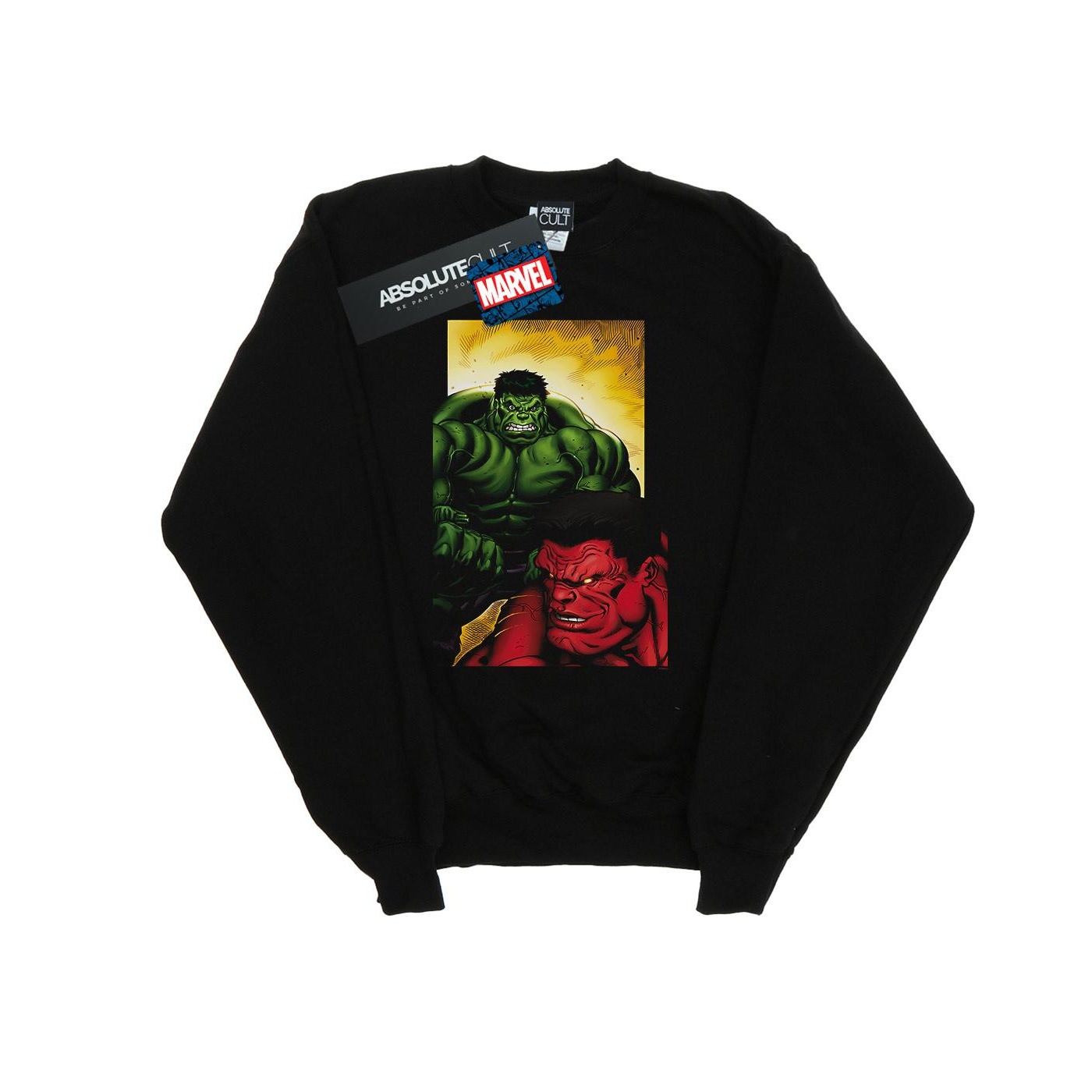 Li-cense Marvel heren rode hulk vs groene hulk sweatshirt