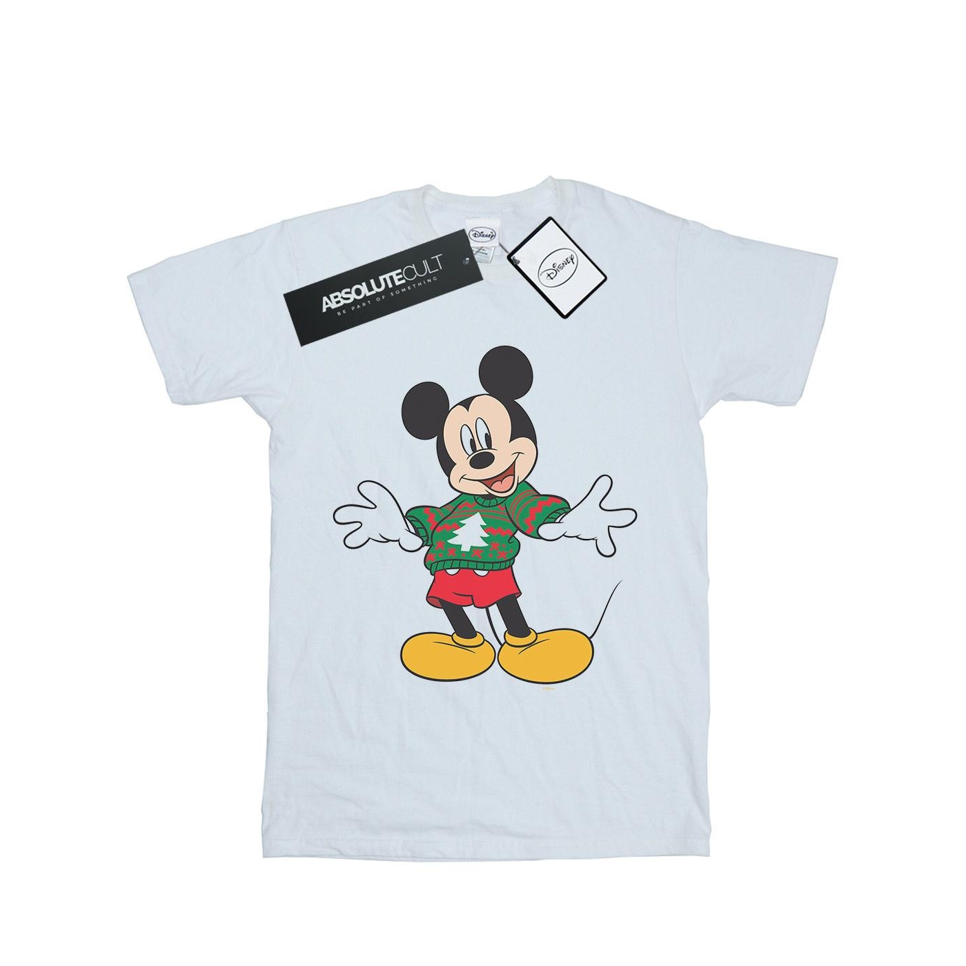 Li-cense Disney jongens mickey mouse kersttrui stroke t-shirt
