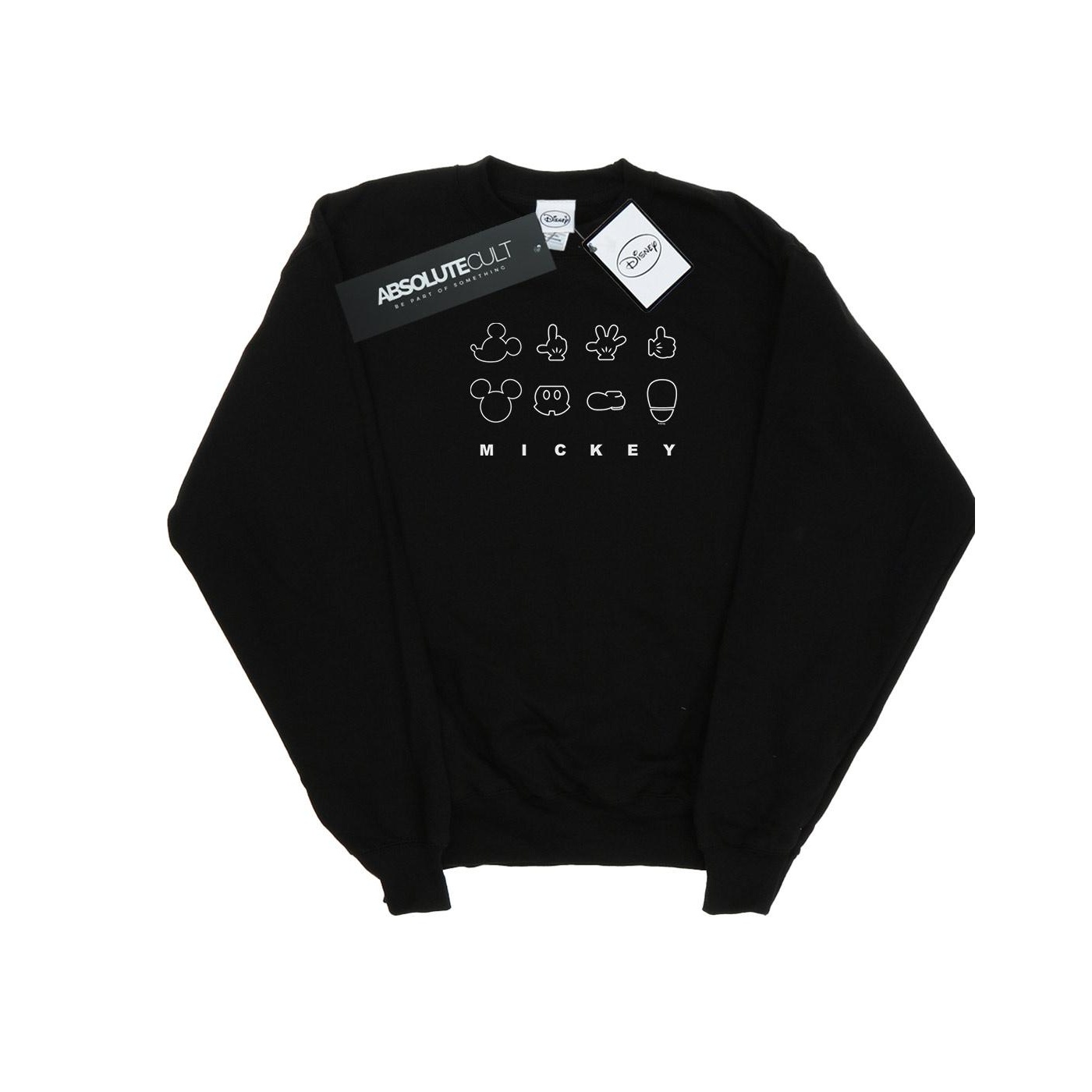 Li-cense Disney heren mickey mouse deconstructed sweatshirt