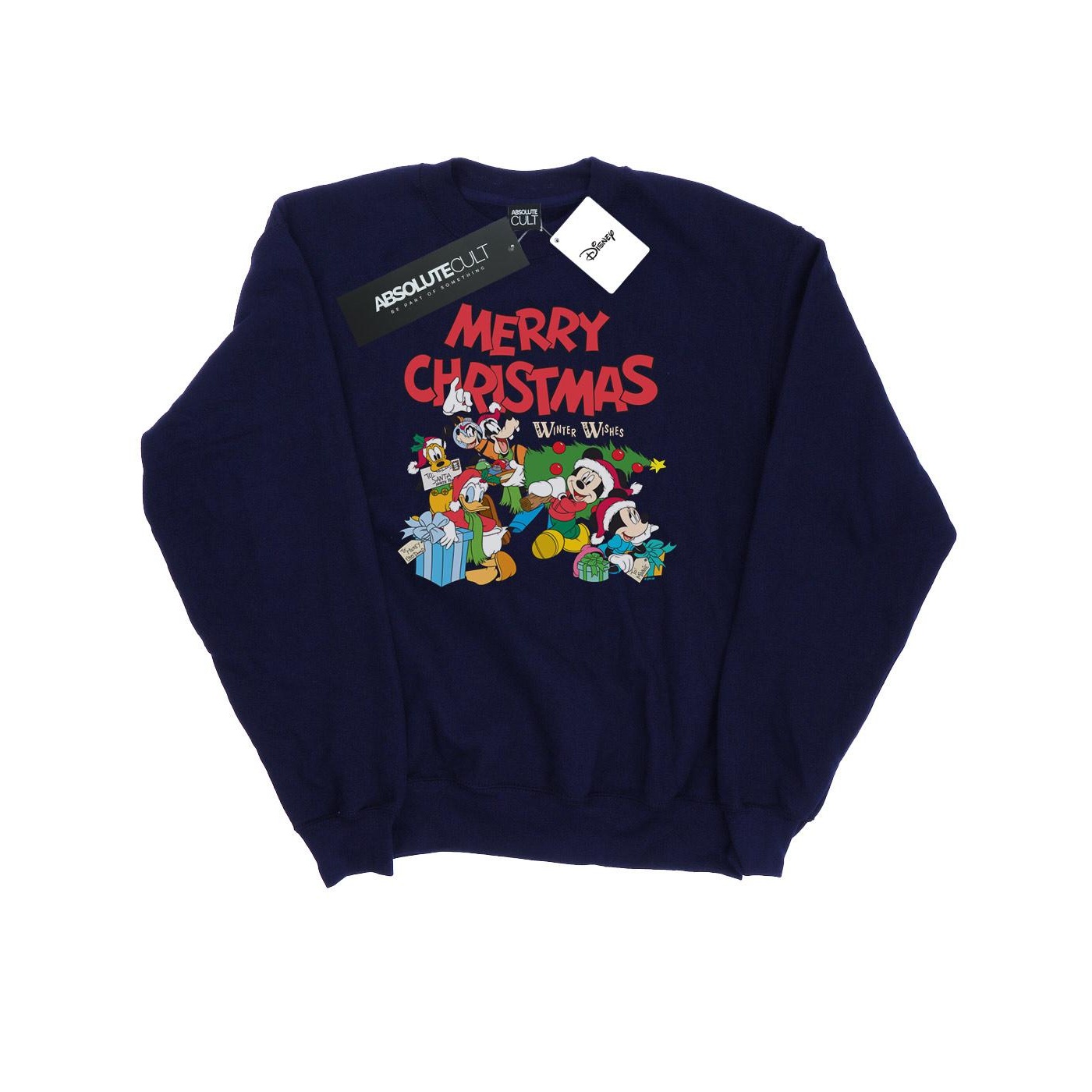 Li-cense Disney heren mickey and friends winter wishes sweatshirt