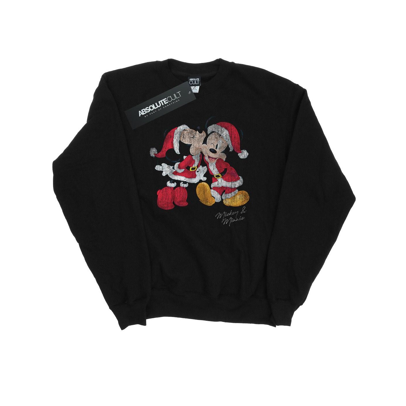 Li-cense Disney heren mickey en minnie kerstmis kus sweatshirt