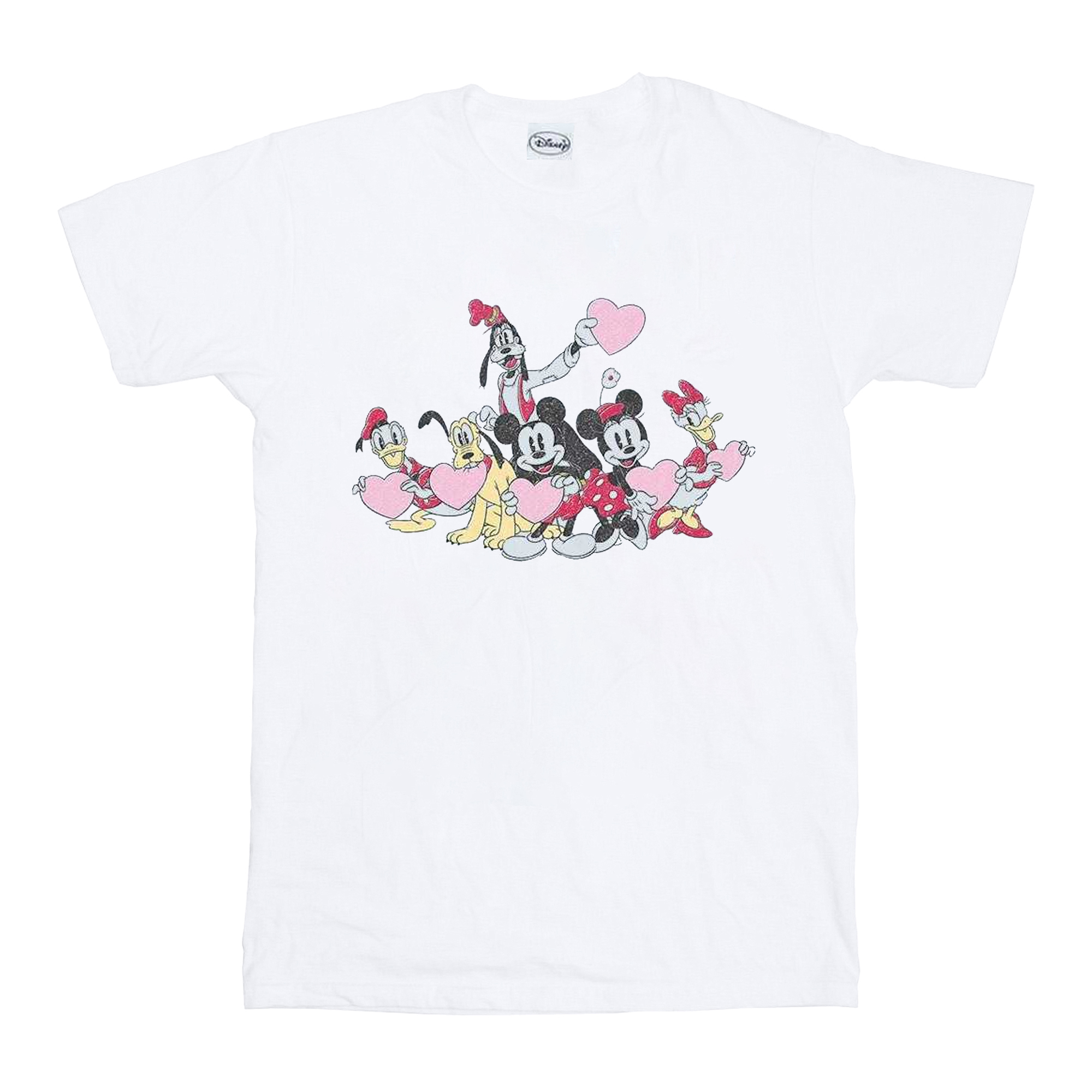 Li-cense Disney dames mickey mouse love friends katoenen vriendje t-shirt