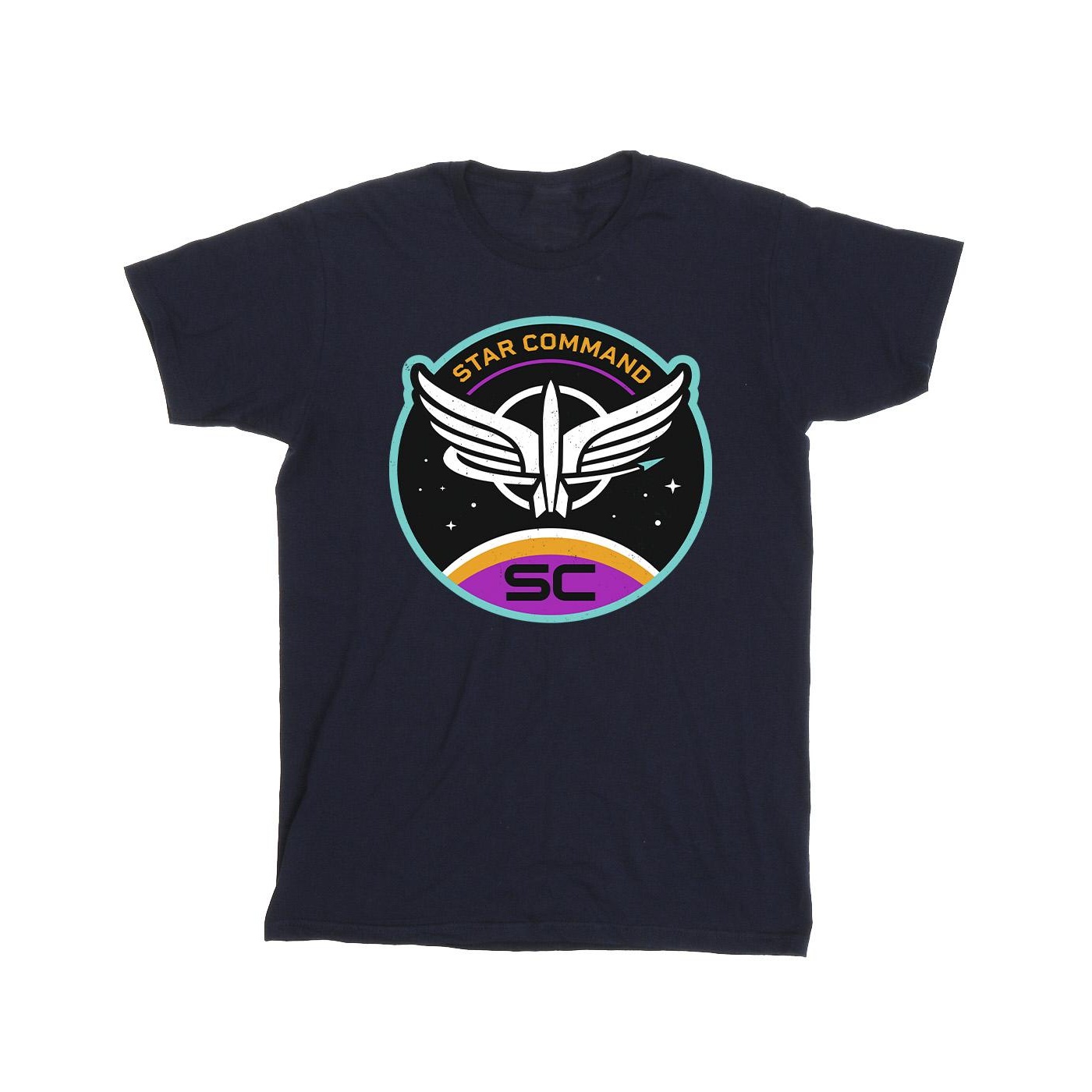 Li-cense Disney heren lightyear sterren commando cirkel t-shirt