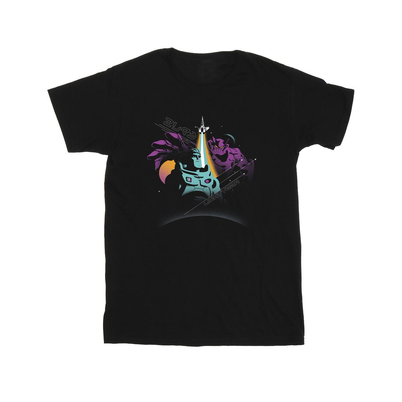Li-cense Disney heren lightyear zurg in de ruimte t-shirt
