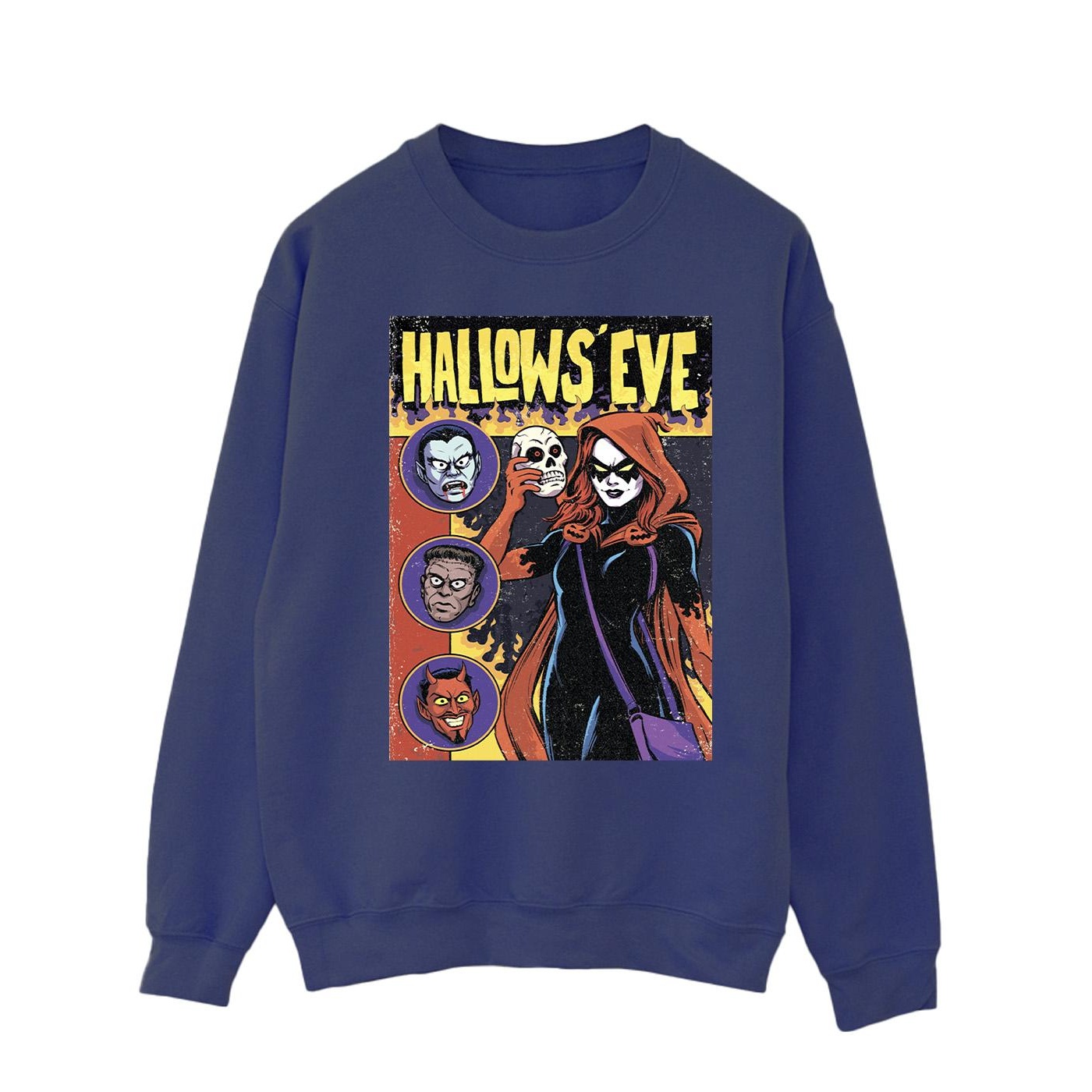Li-cense Marvel heren hallows eve comic cover sweatshirt