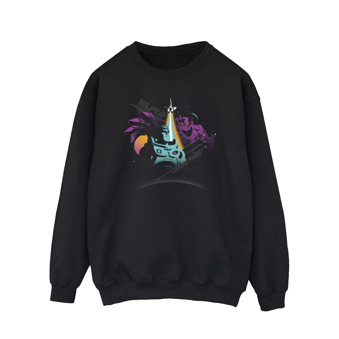 Li-cense Disney heren lightyear zurg in space sweatshirt