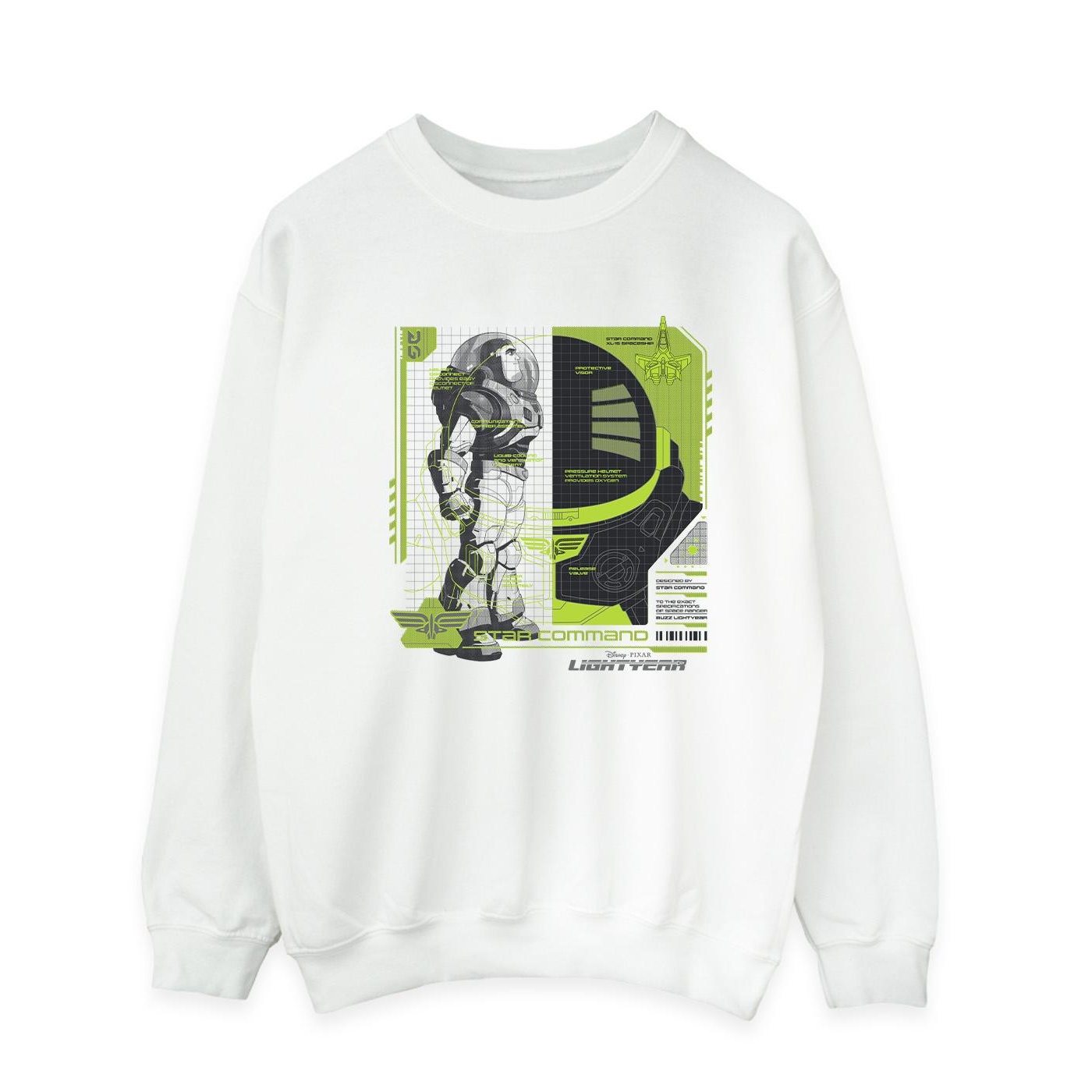 Li-cense Disney heren lightyear buzz tech panel sweatshirt