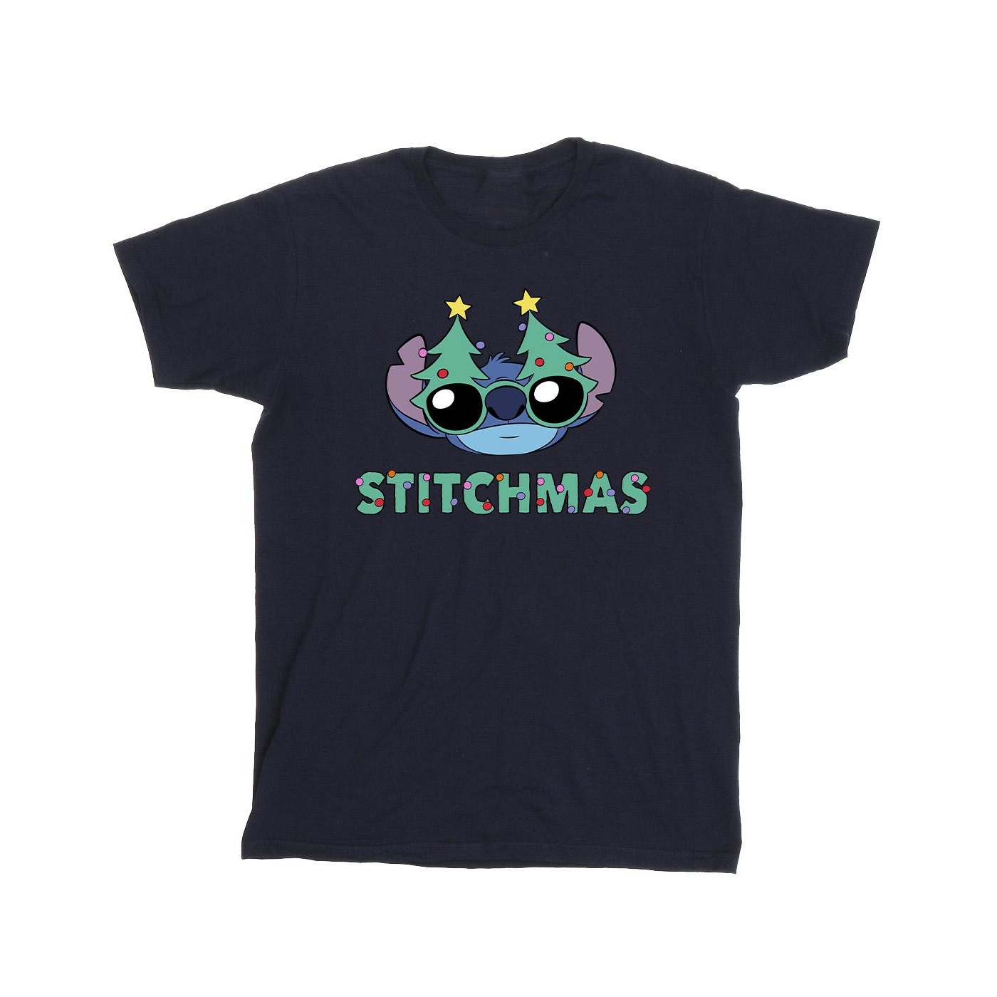 Li-cense Disney heren lilo & stitch stitchmas bril t-shirt