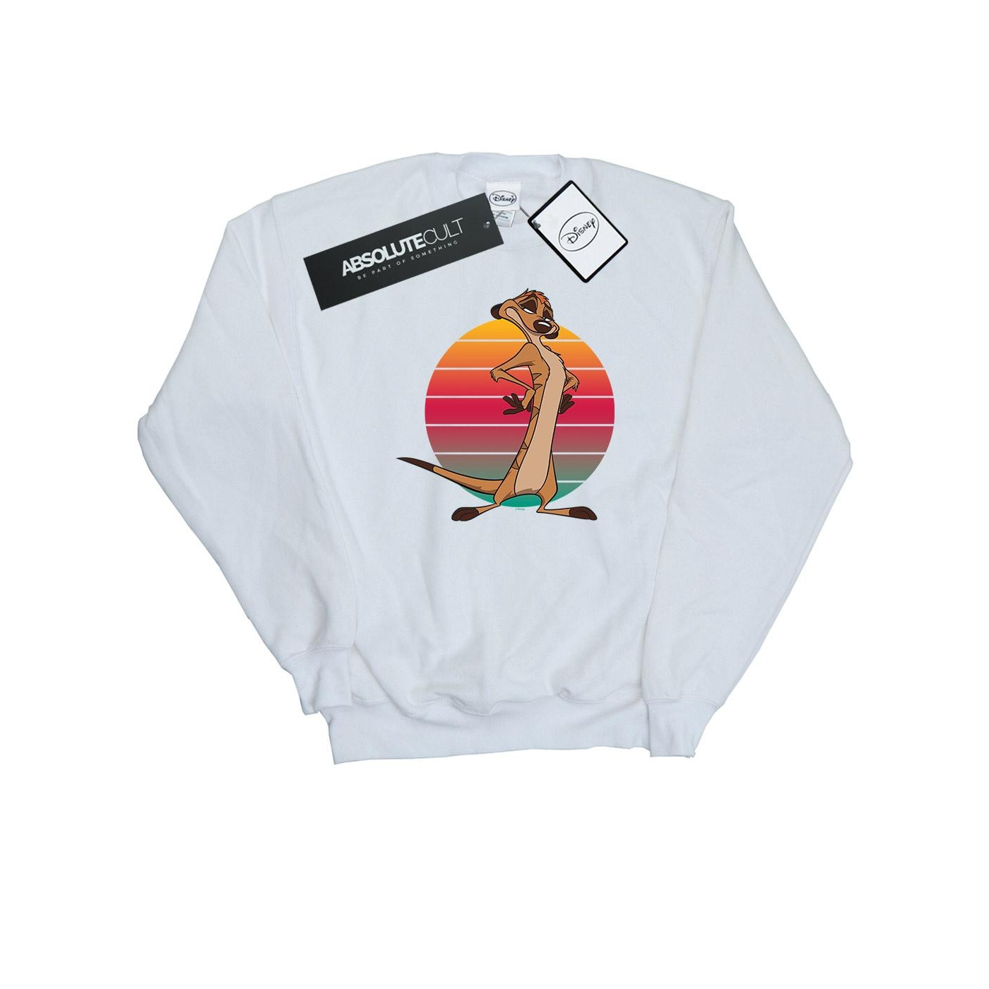 Li-cense Disney heren the lion king timon sunset sweatshirt