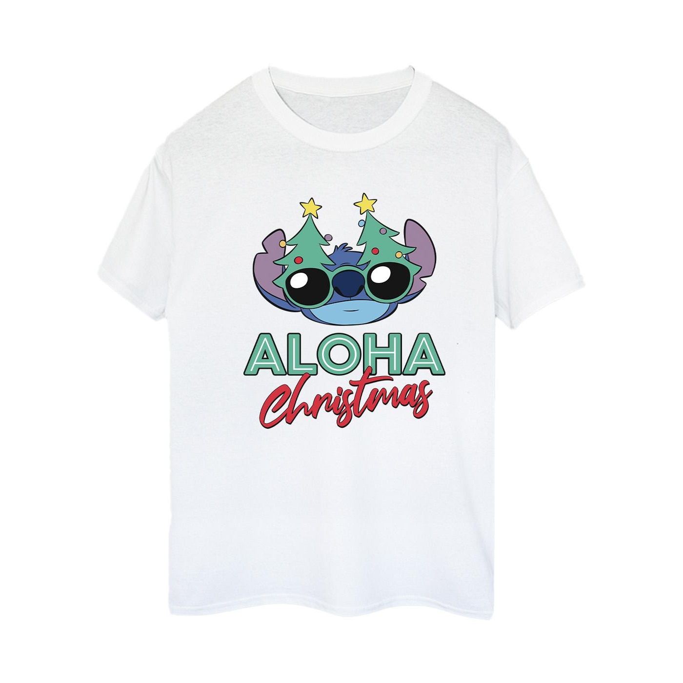 Li-cense Disney dames lilo and stitch kerstboom tinten katoenen vriendje t-shirt