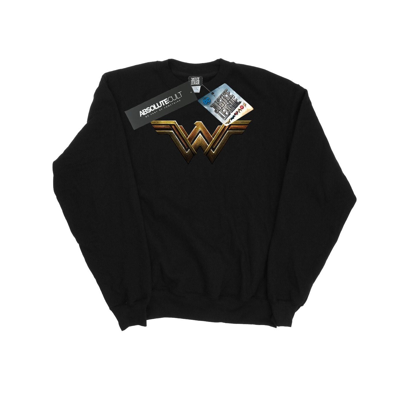 DC Comics Heren justice league movie wonder woman emblem sweatshirt