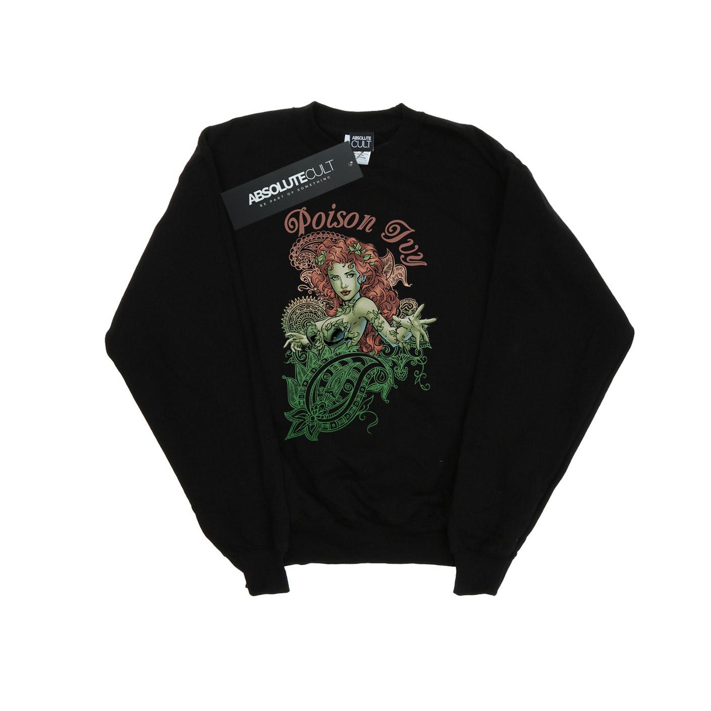 DC Comics Dames poison ivy paisley sweatshirt