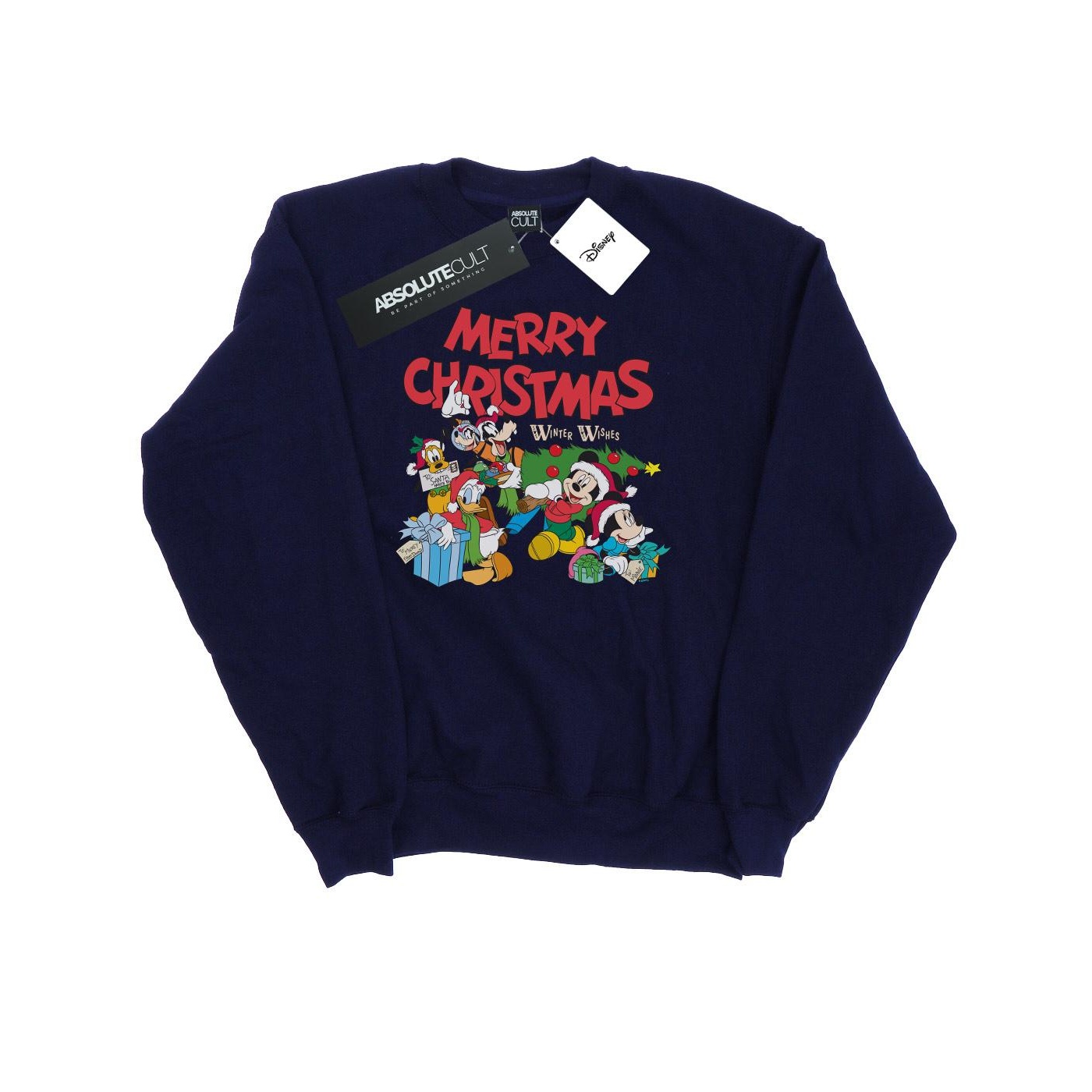 Disney Dames mickey and friends winter wishes sweatshirt