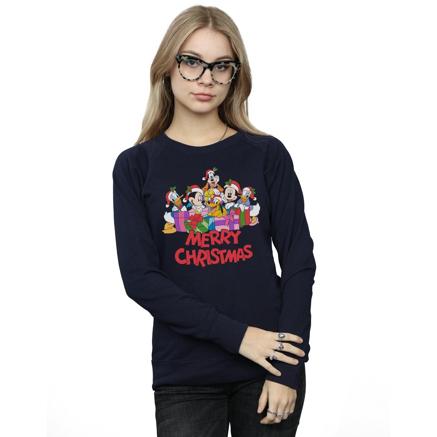 Disney Dames mickey mouse and friends kerstmis sweatshirt