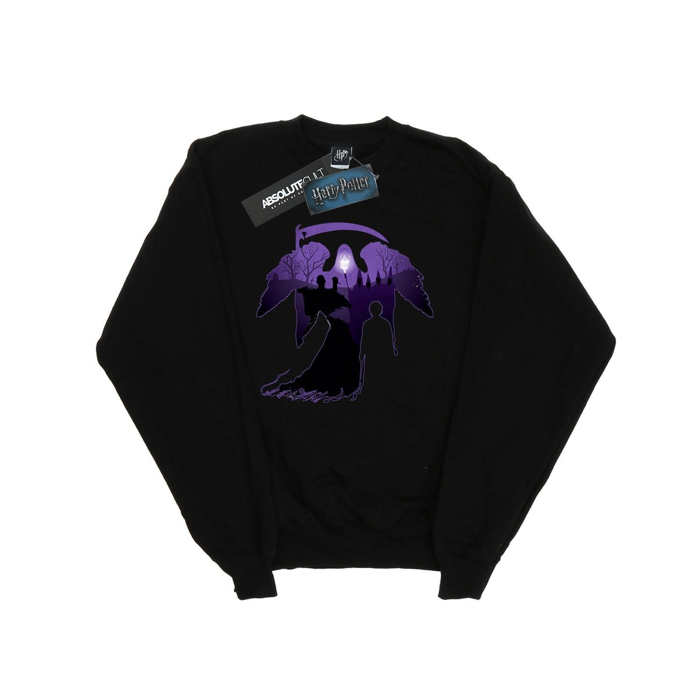 Li-cense Harry potter dames kerkhof silhouet sweatshirt