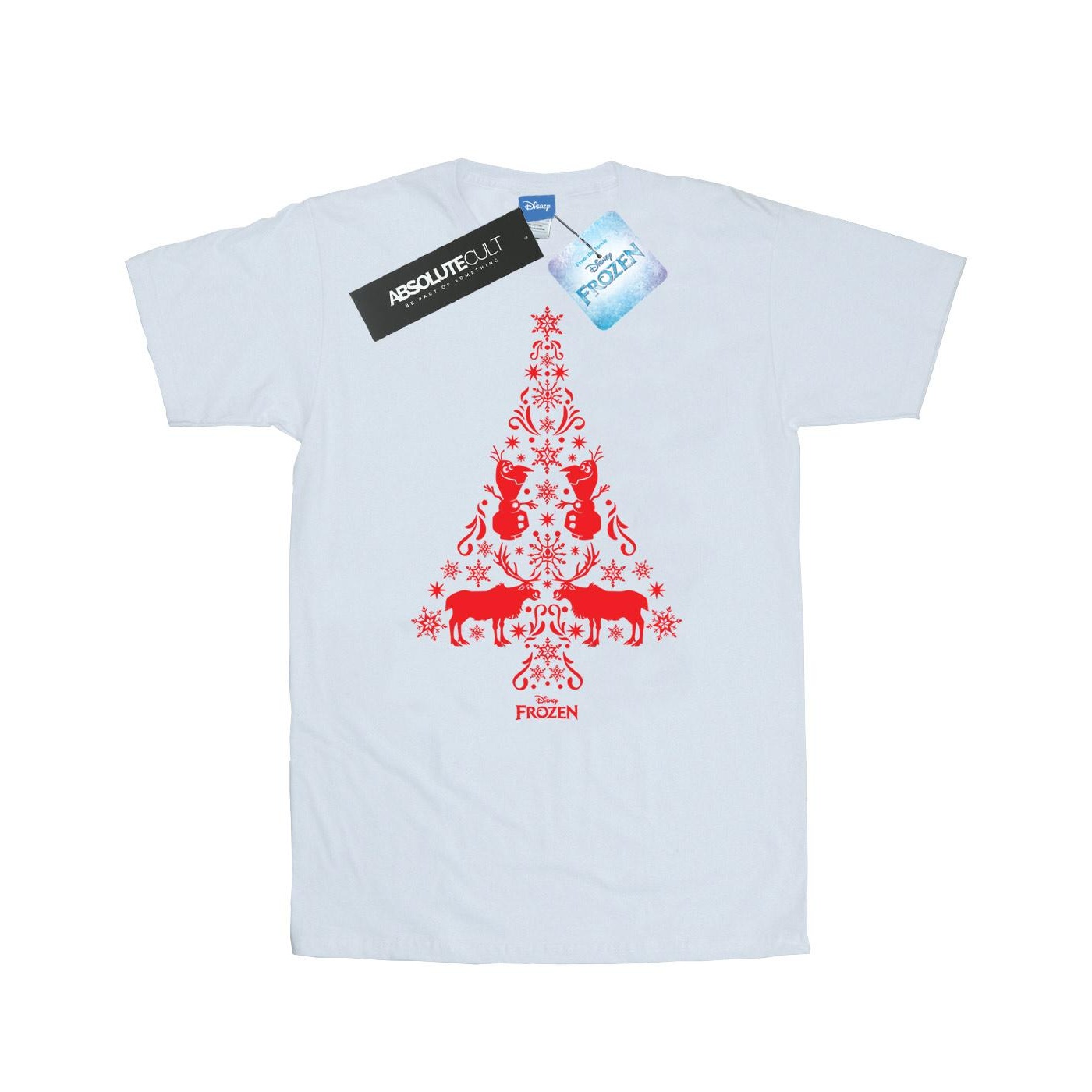 Li-cense Disney heren frozen kerstboom t-shirt