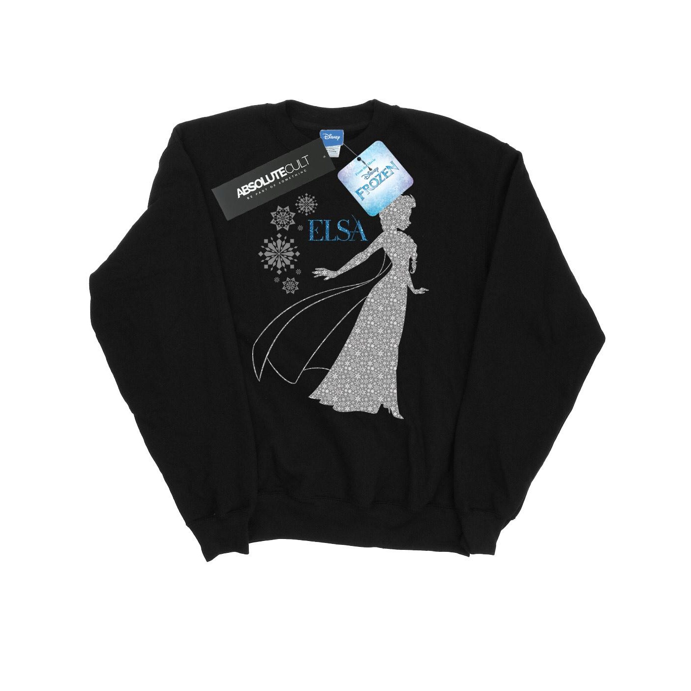 Disney Heren frozen elsa kerst silhouet sweatshirt