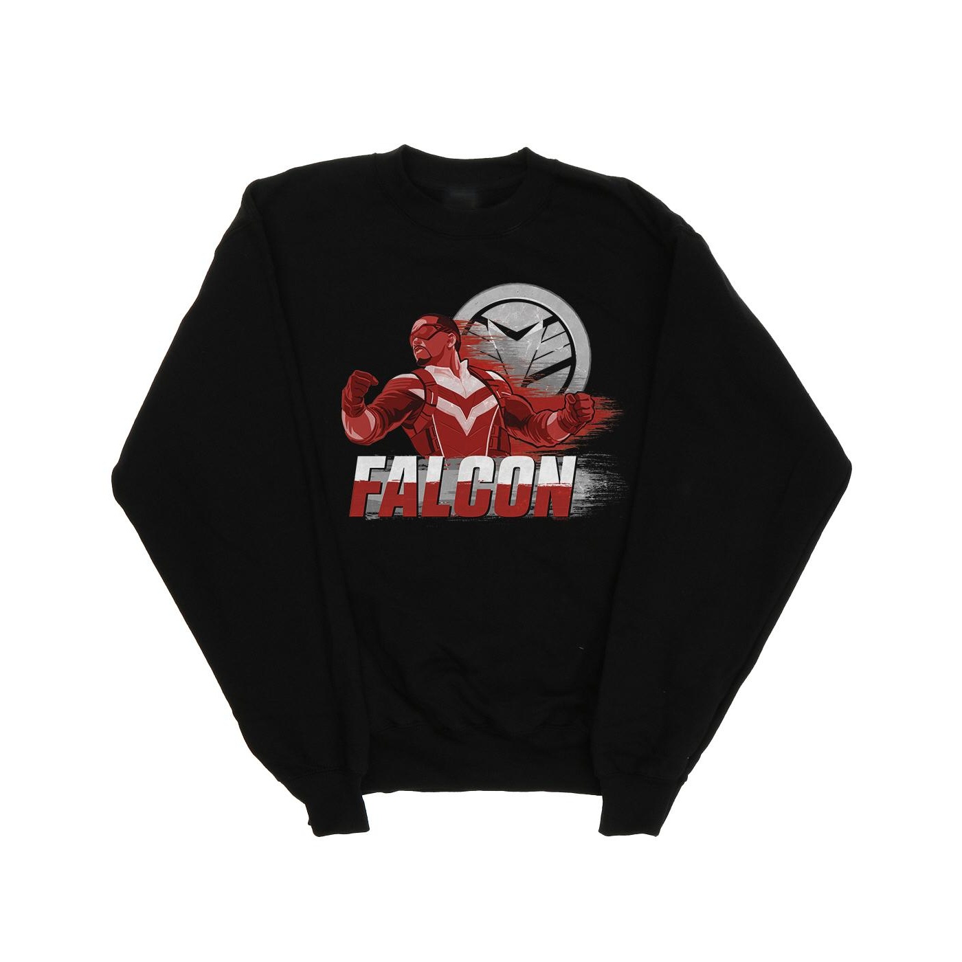 Li-cense Marvel dames the falcon and the winter soldier falcon red fury sweatshirt