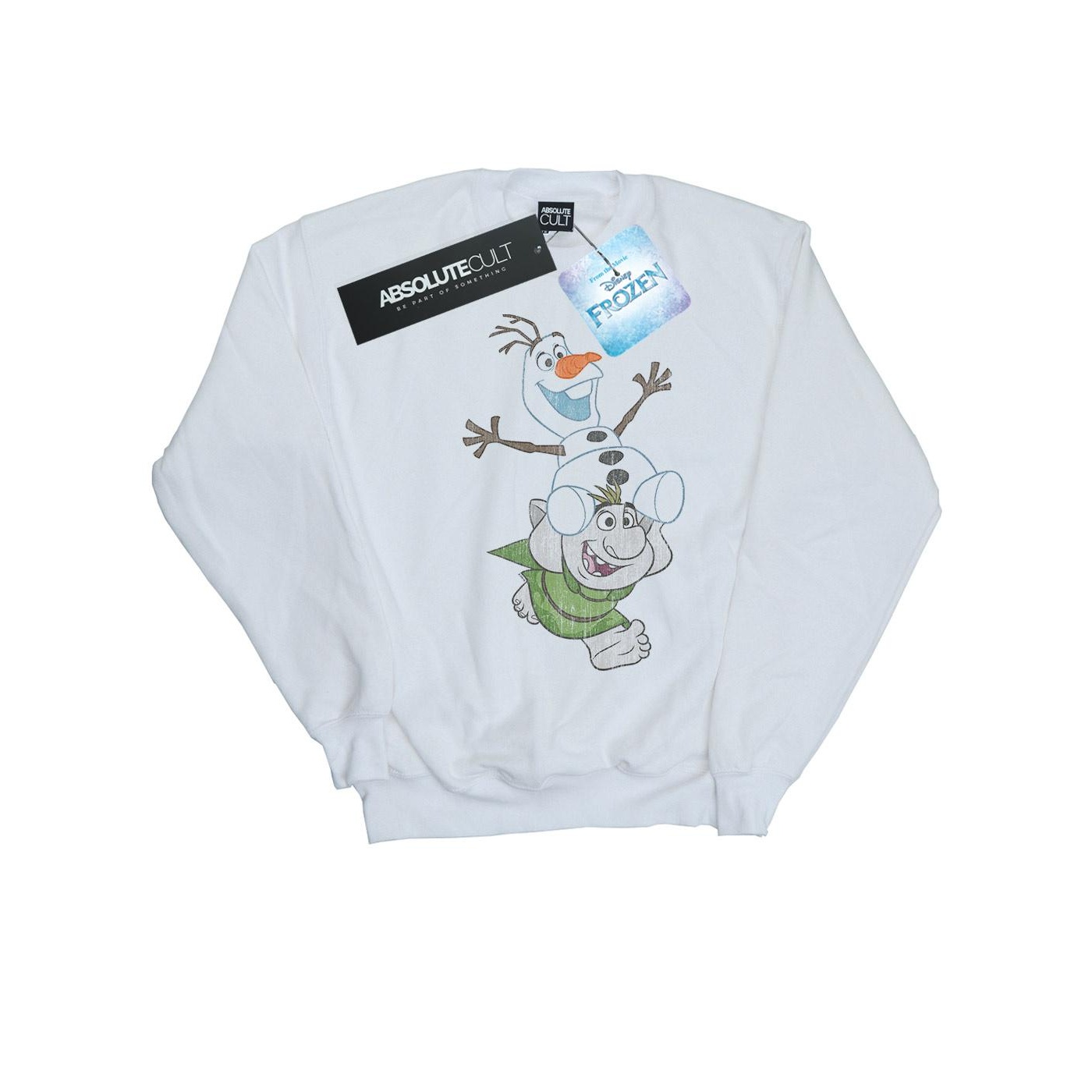 Li-cense Disney dames frozen olaf en troll sweatshirt