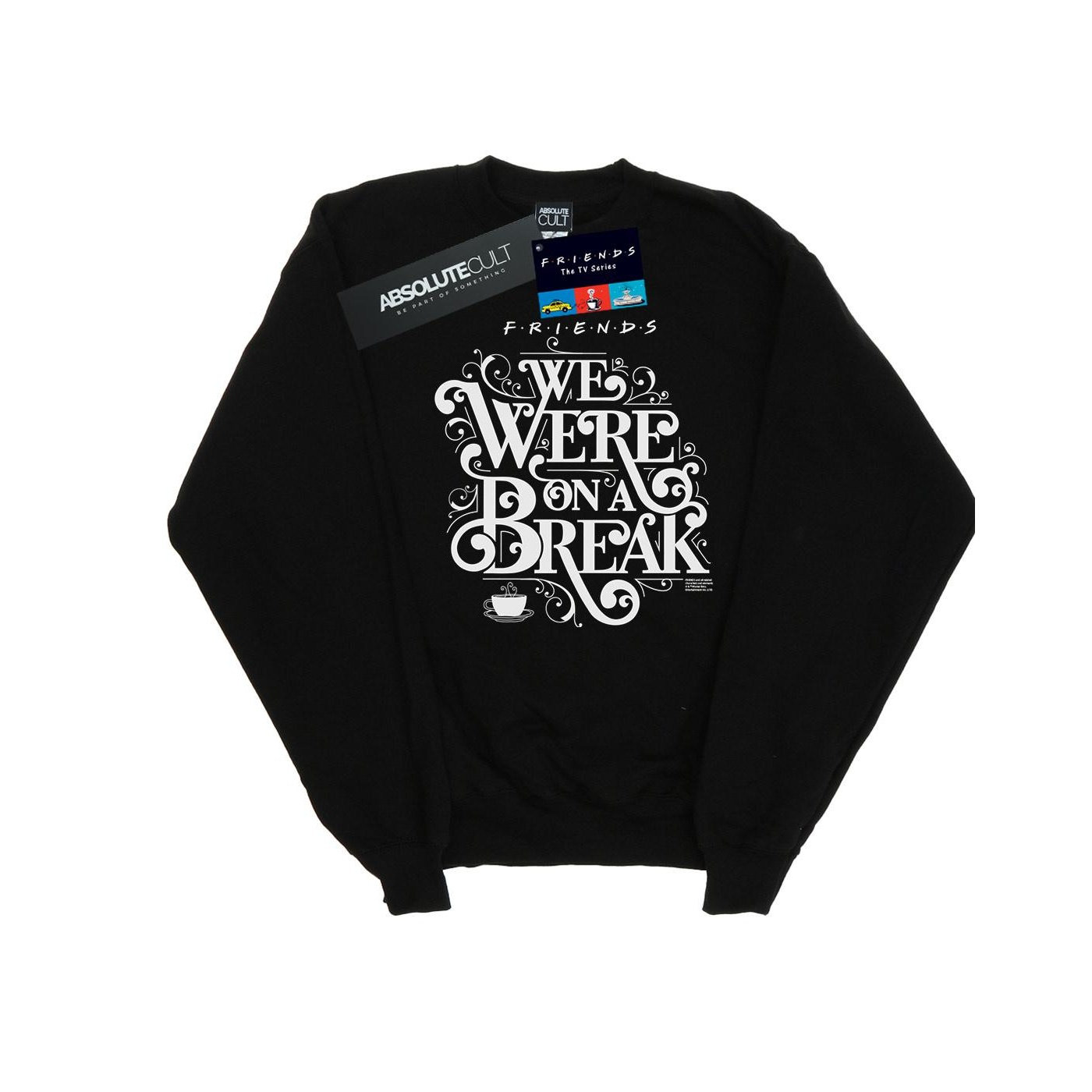 Friends Heren on a break sweatshirt met ornamenten