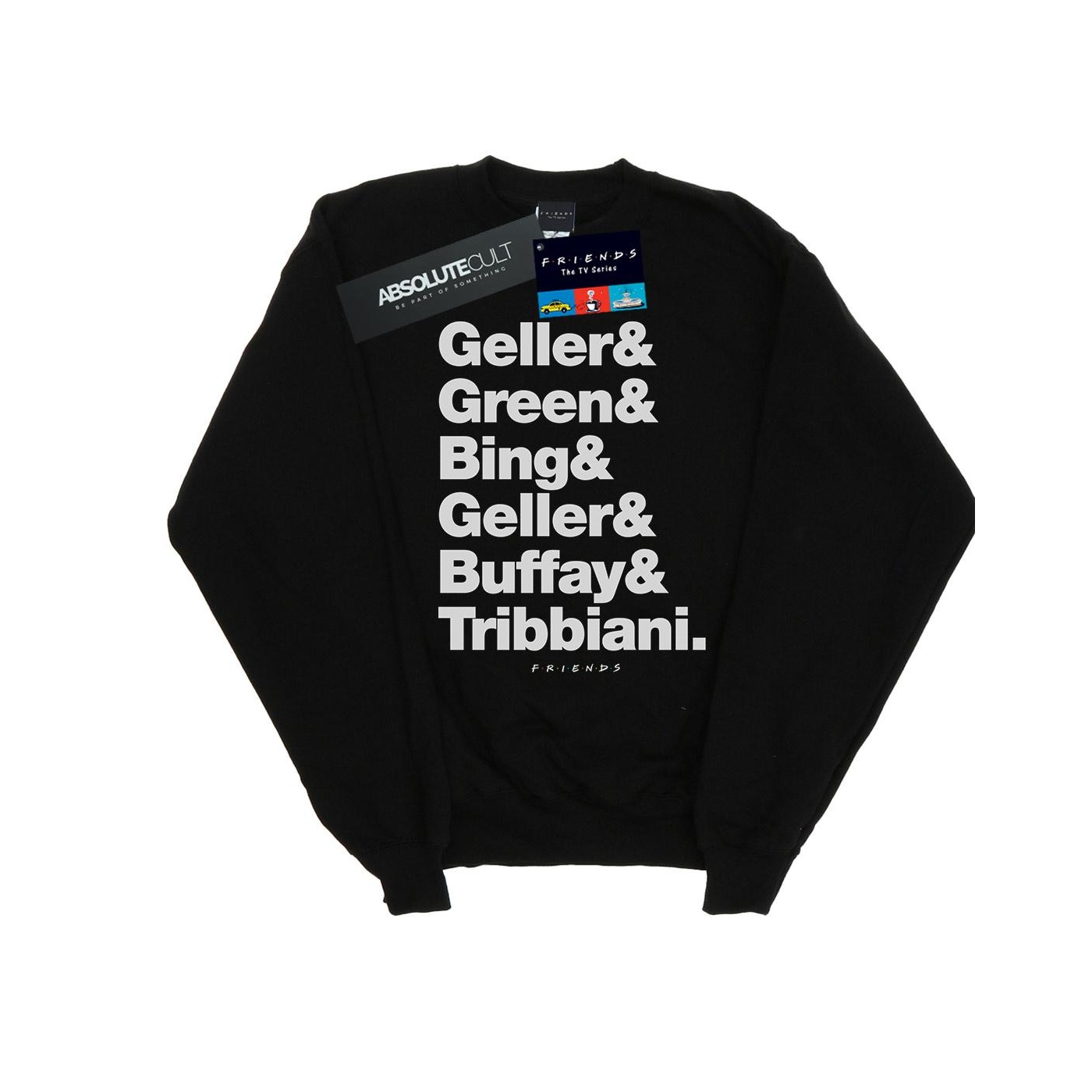 Friends Heren achternamen tekst sweatshirt