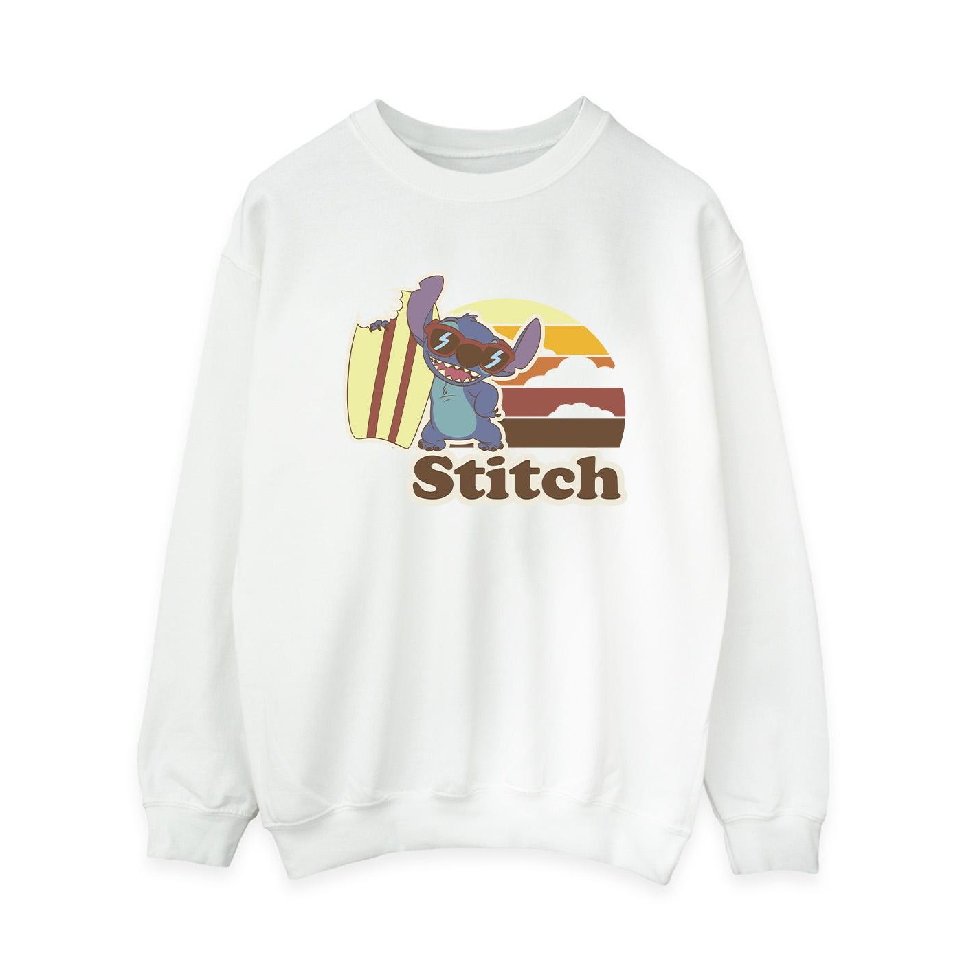 Li-cense Disney dames lilo and stitch bitten surfboard sweatshirt