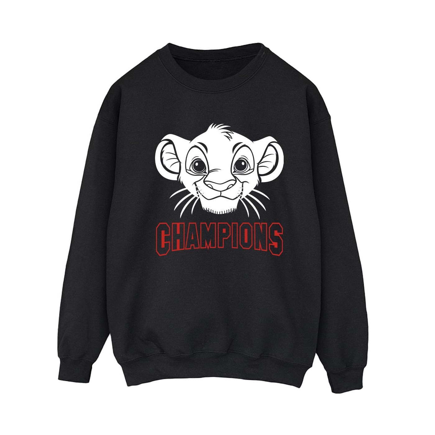 Li-cense Disney dames the lion king simba gezicht champion sweatshirt