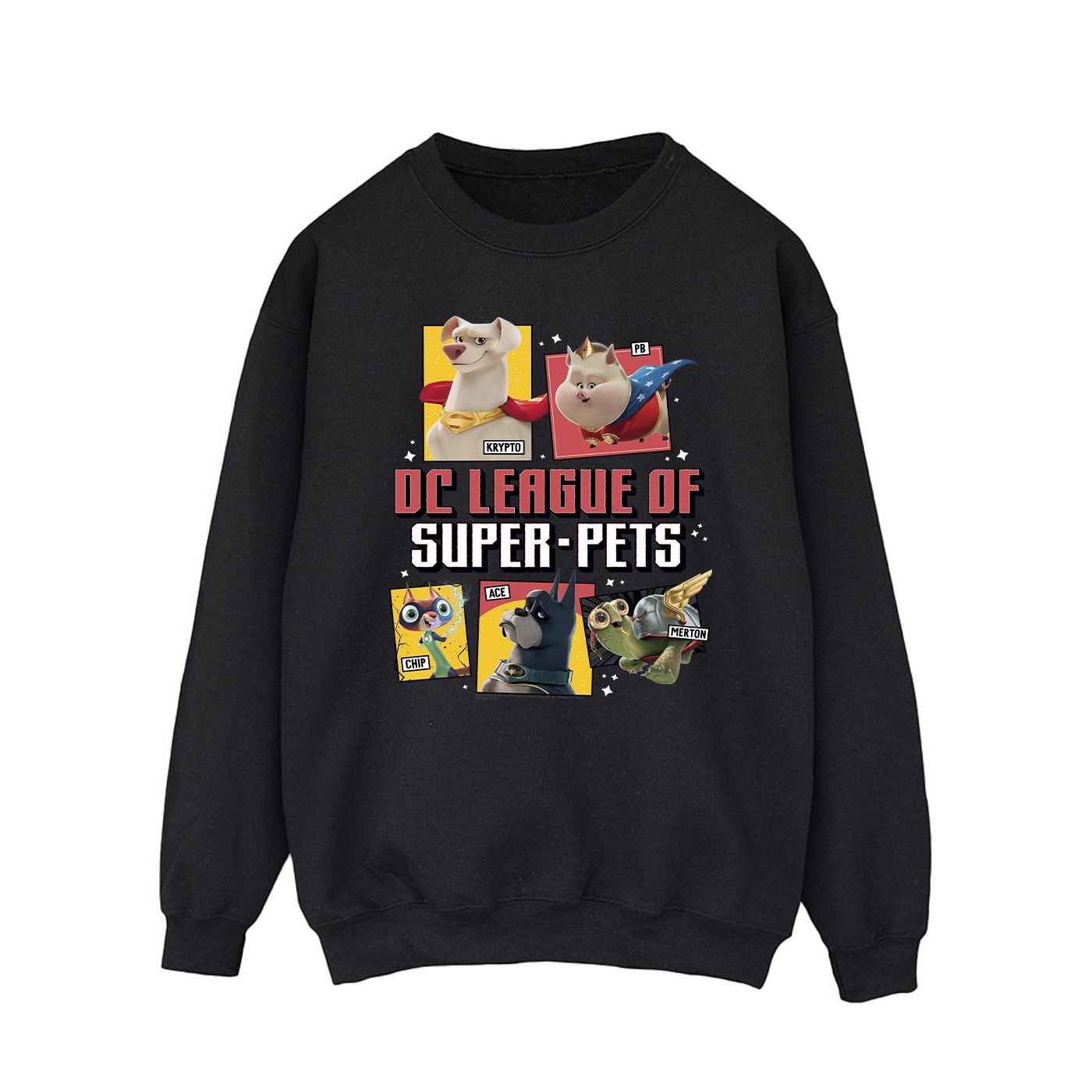 DC Comics Heren dc league of super-pets profiel sweatshirt