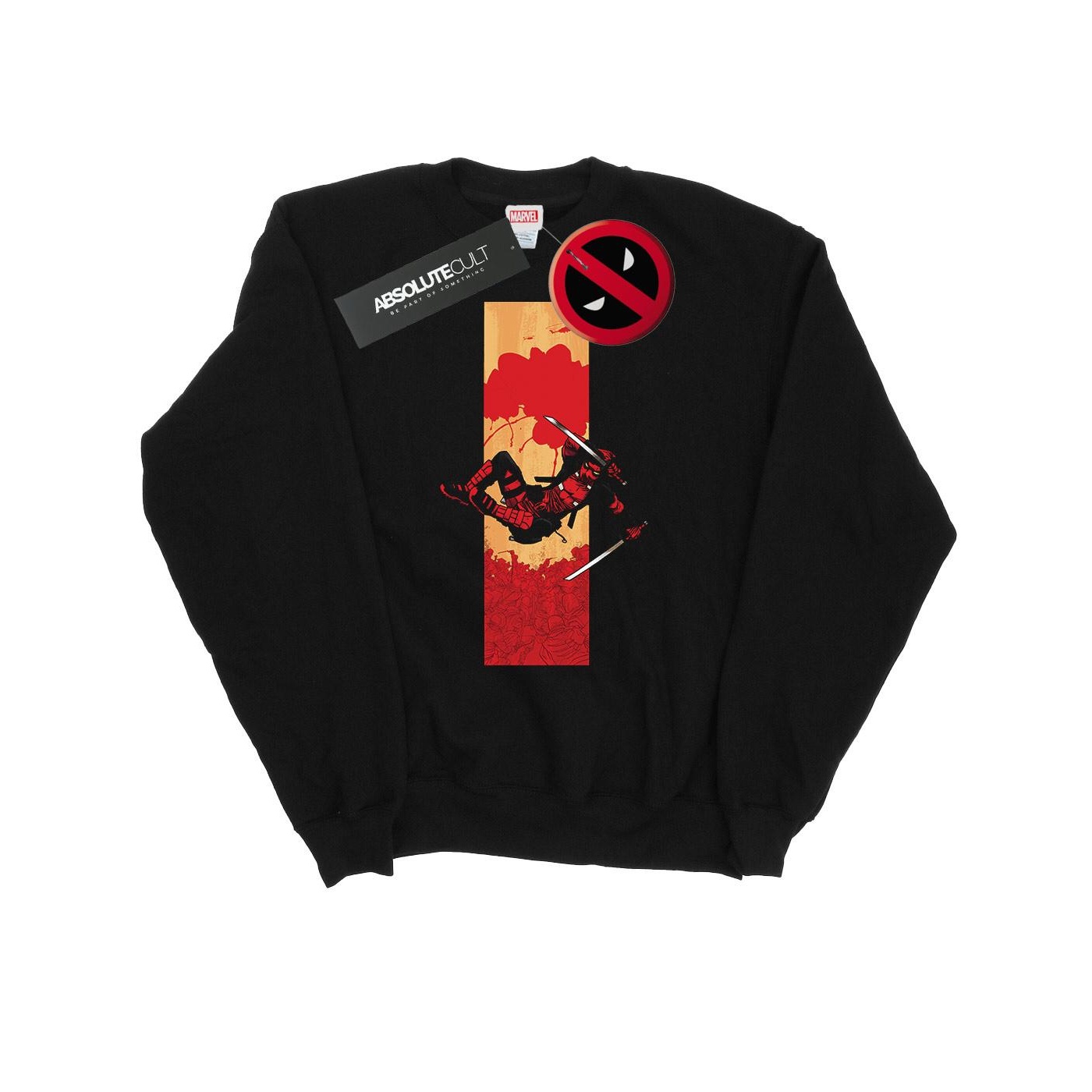 Marvel Avengers Heren deadpool bloedstrook sweatshirt