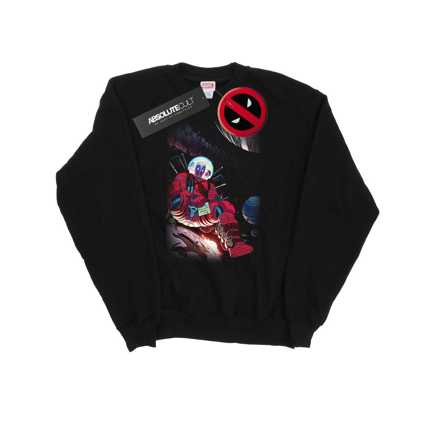 Marvel Avengers Heren deadpool astronaut sweatshirt