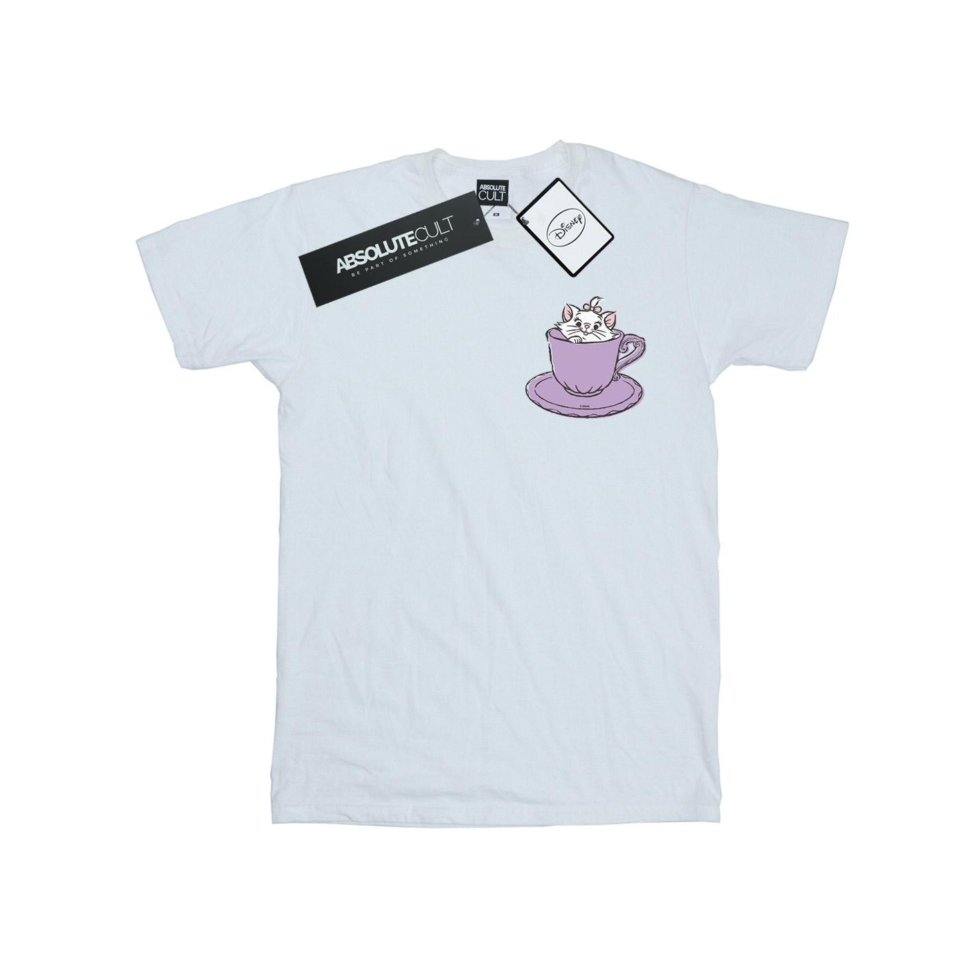 Li-cense Disney heren aristokatten marie in beker borst t-shirt