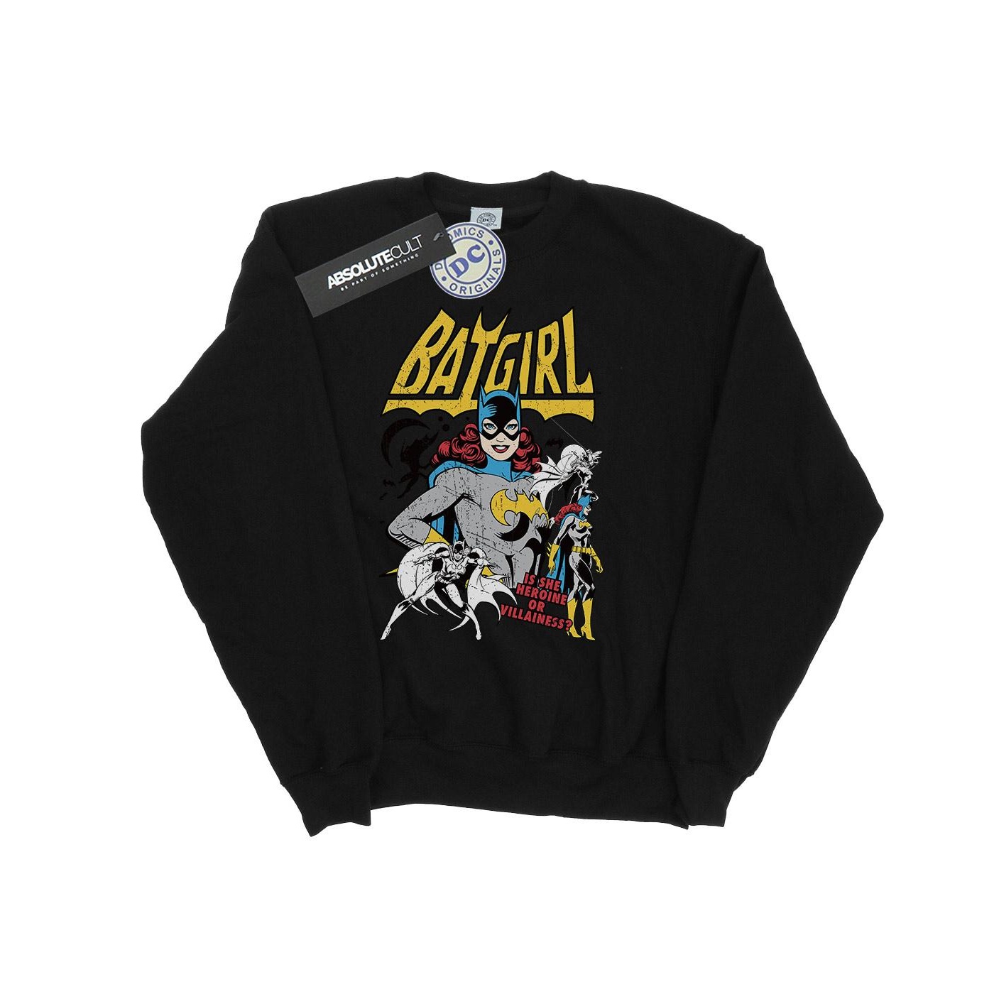 DC Comics Heren batgirl heldin of schurk sweatshirt