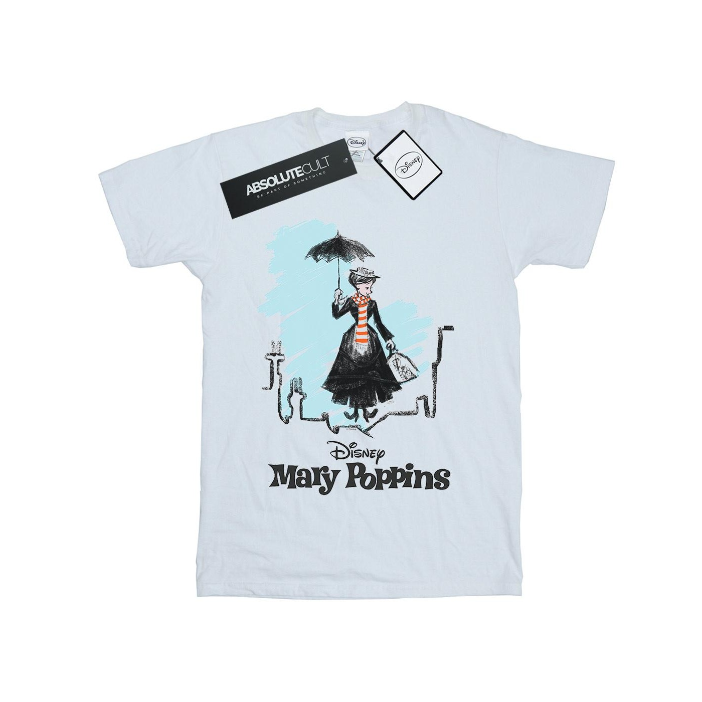 Li-cense Disney jongens mary poppins rooftop landing kleuren t-shirt