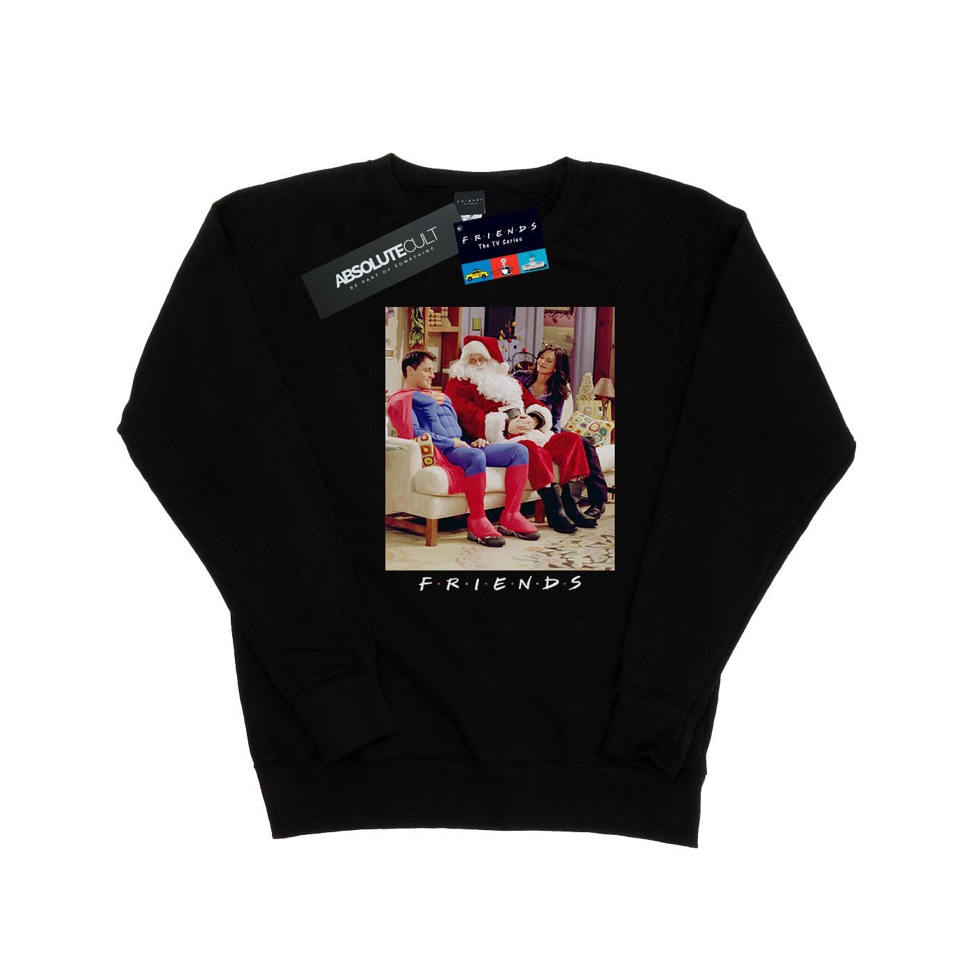 Friends Dames superman en kerstman sweatshirt