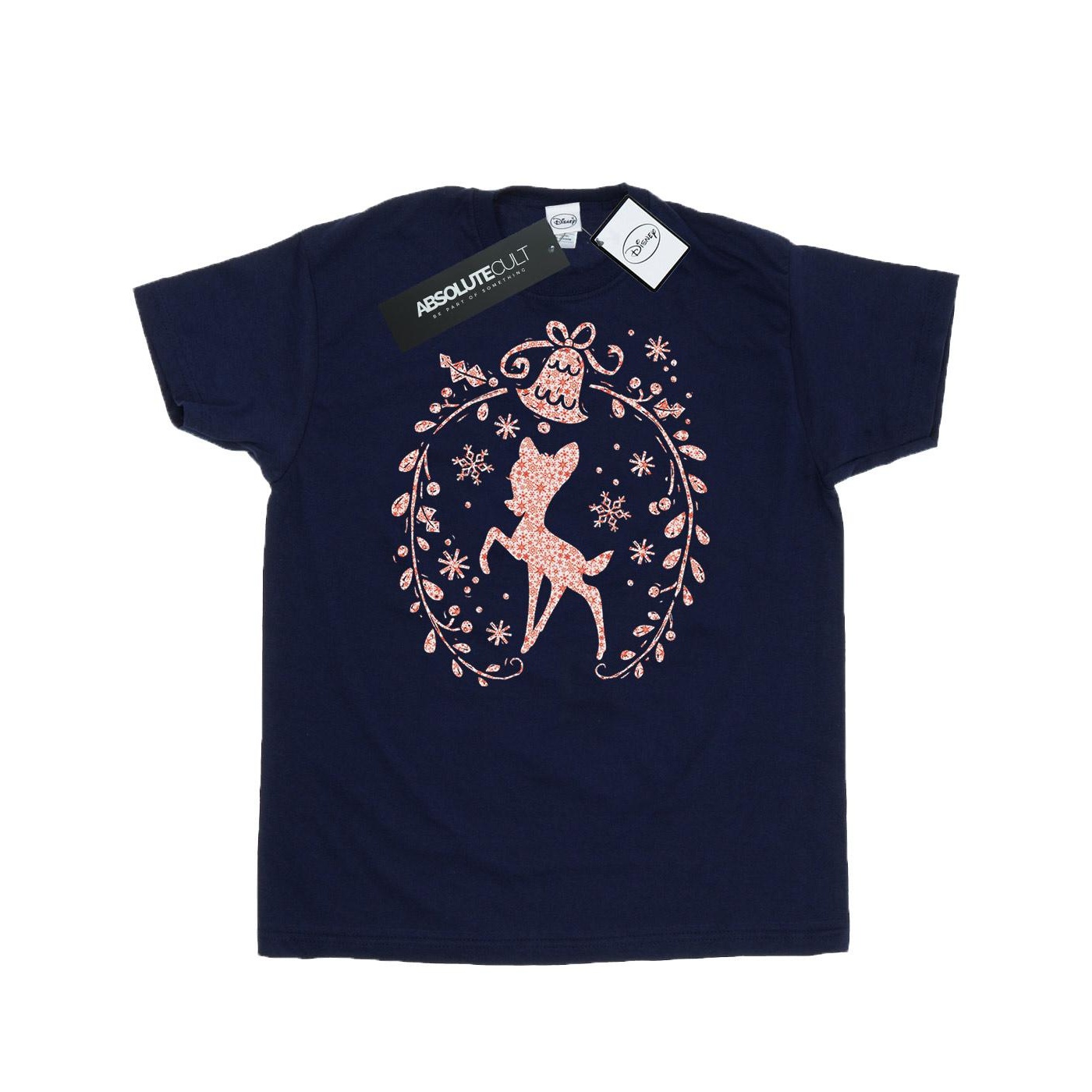 Li-cense Disney dames bambi kerstkrans katoenen vriendje t-shirt