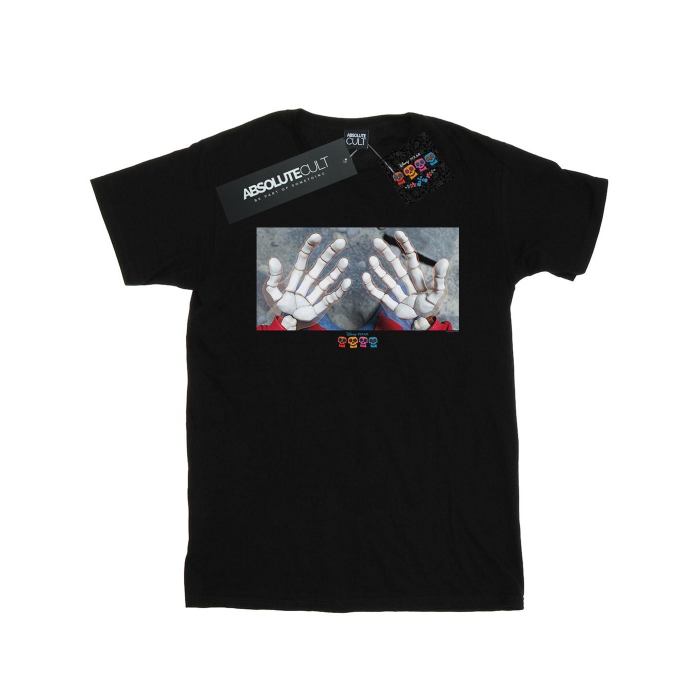 Li-cense Disney heren coco miguel skelet handen t-shirt