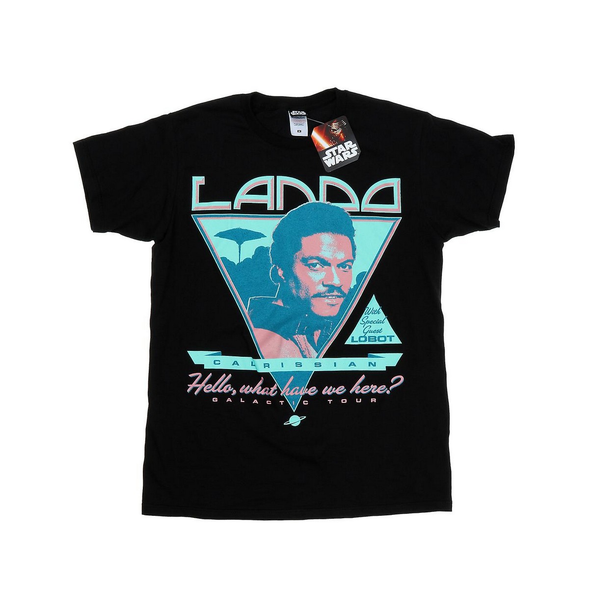 Li-cense Star wars heren lando poster katoen t-shirt