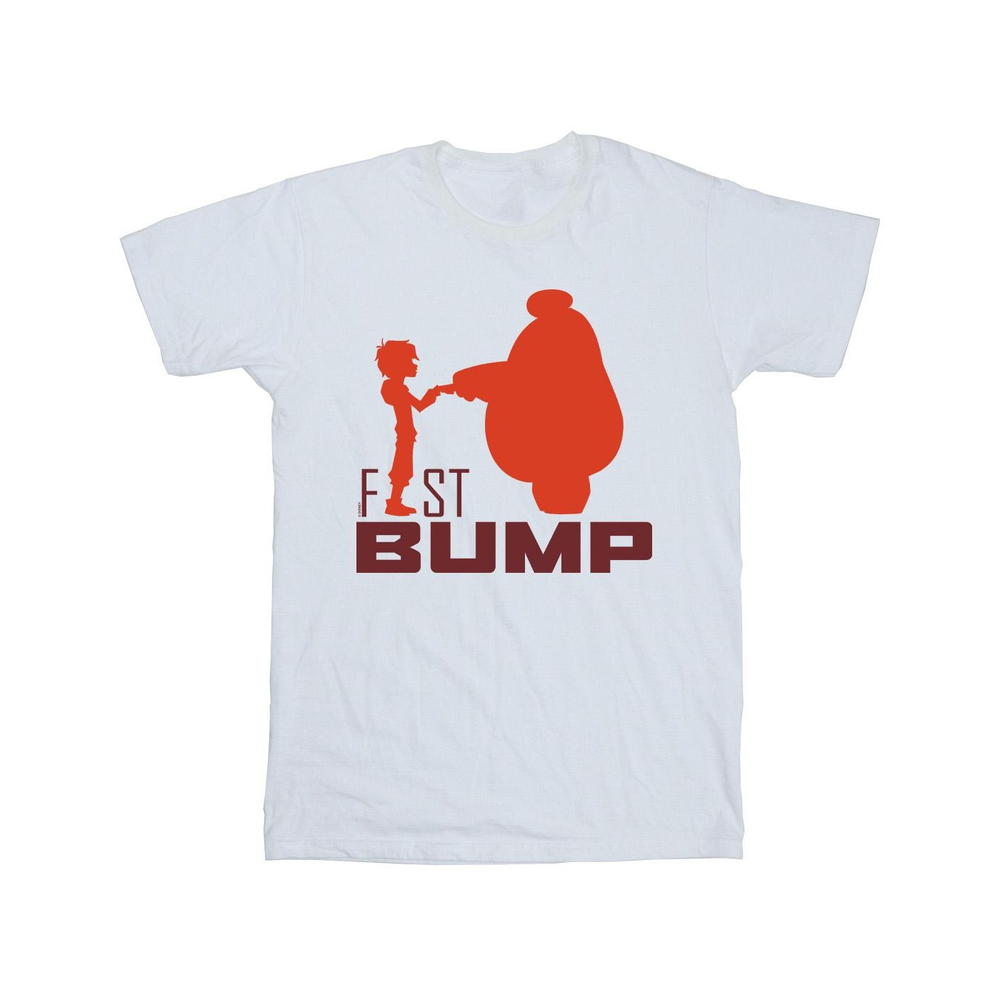 Li-cense Disney heren big hero 6 baymax fist bump cutout t-shirt