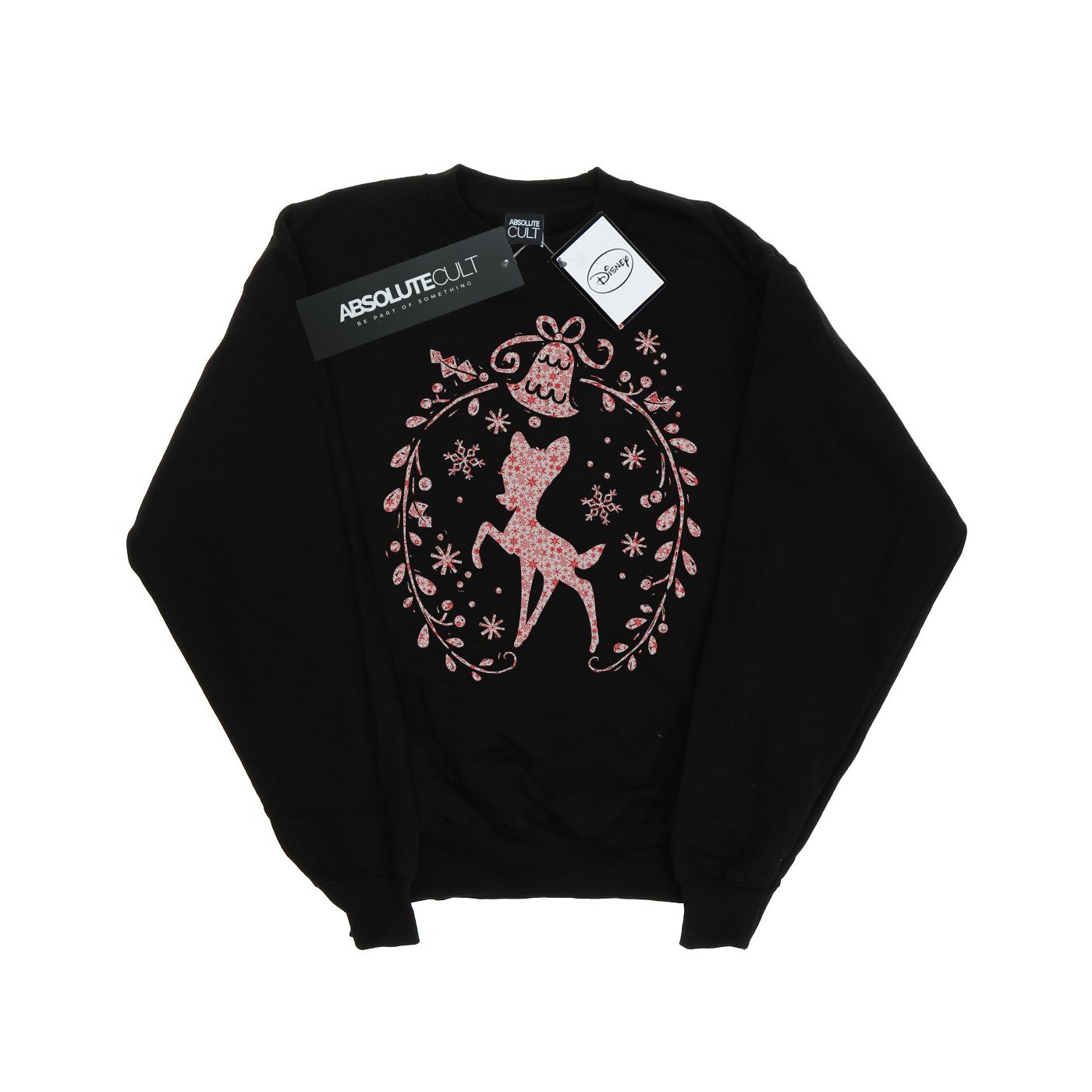 Li-cense Disney heren bambi kerstkrans sweatshirt
