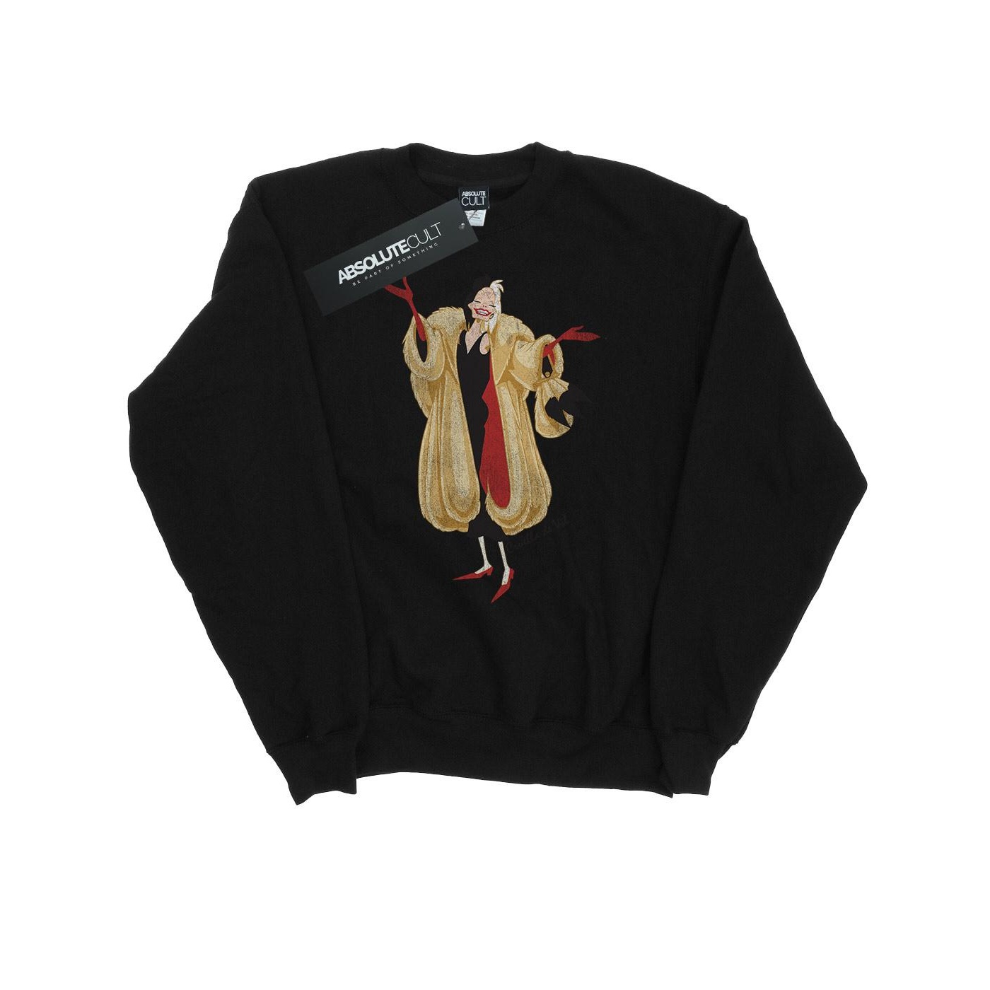 Disney Heren 101 dalmatiërs klassiek cruella de vil sweatshirt