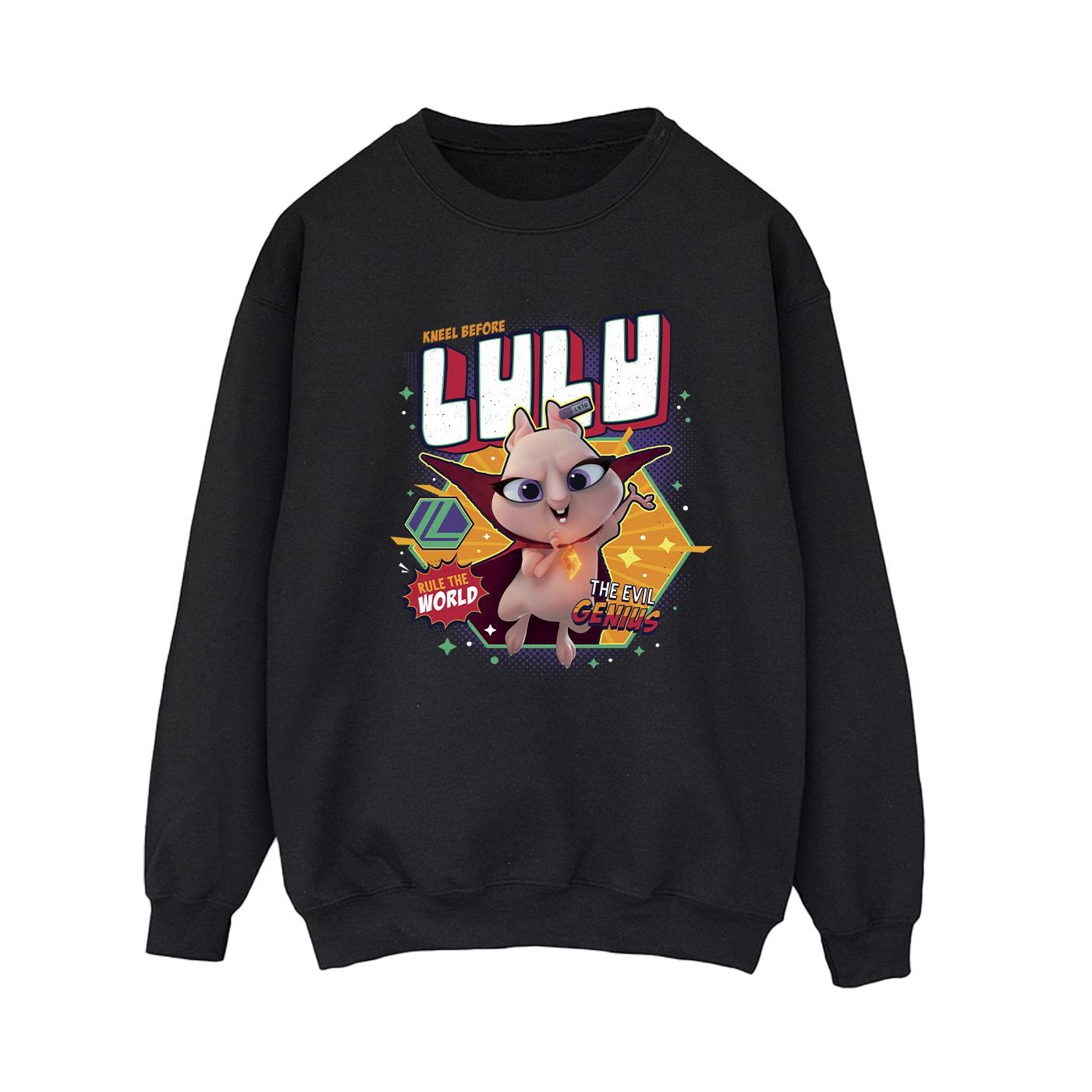 DC Comics Dames dc league of super-pets lulu evil genius sweatshirt