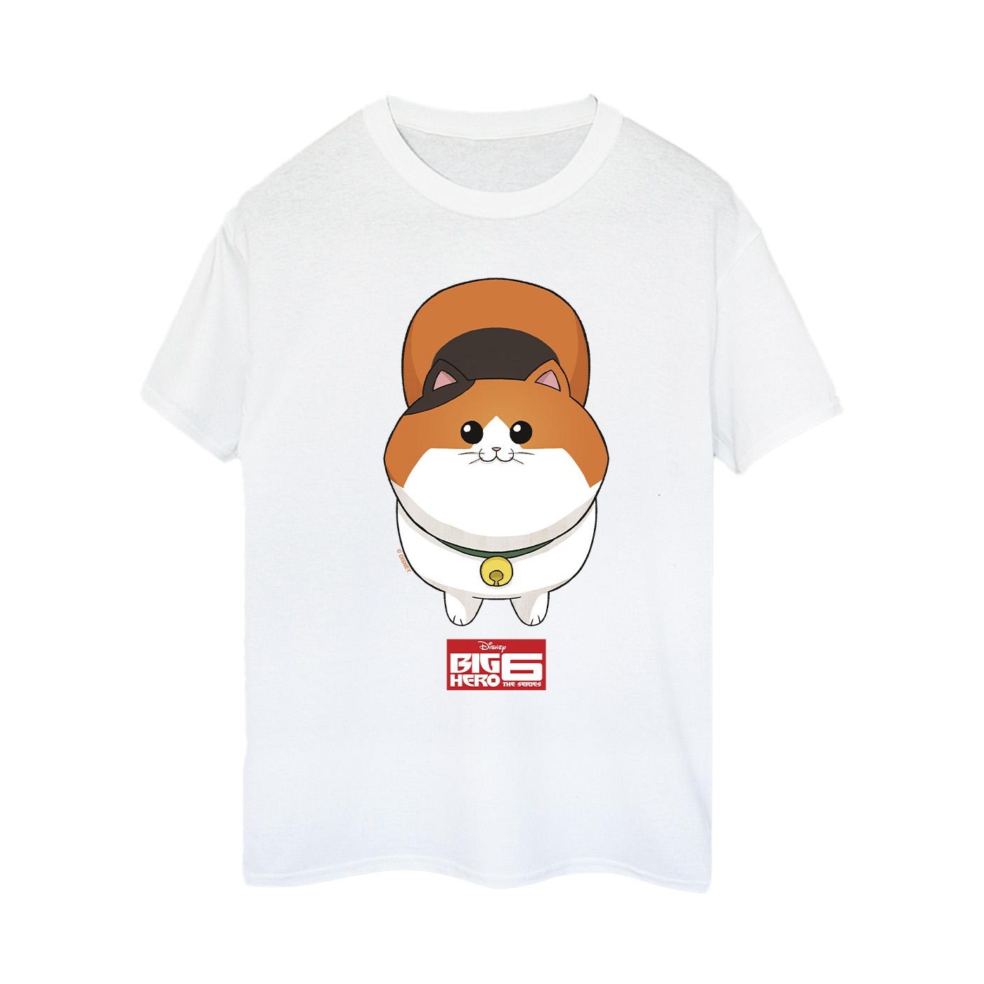 Li-cense Disney dames big hero 6 baymax kitten gezicht katoenen vriendje t-shirt
