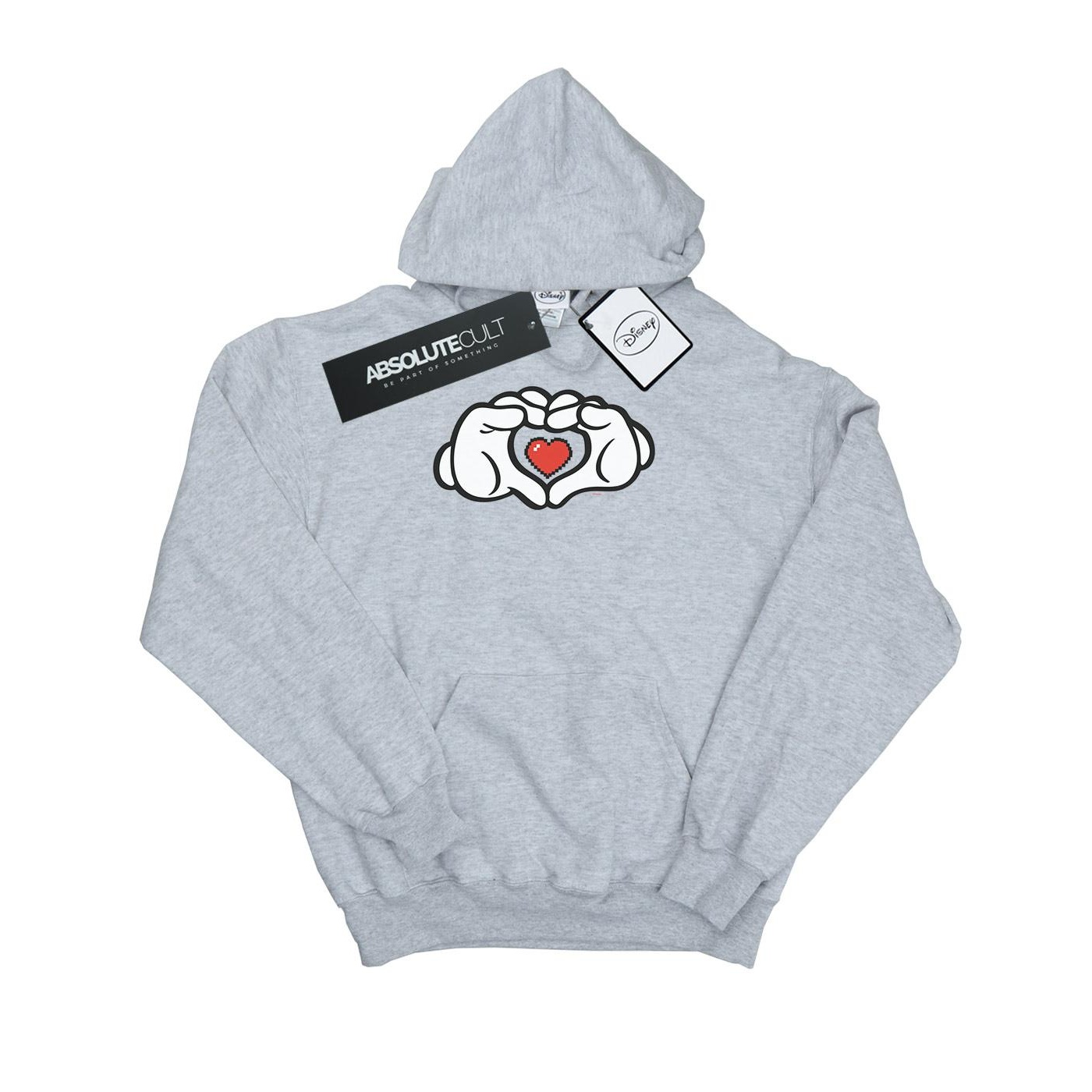 Li-cense Disney jongens mickey mouse hart handen hoodie