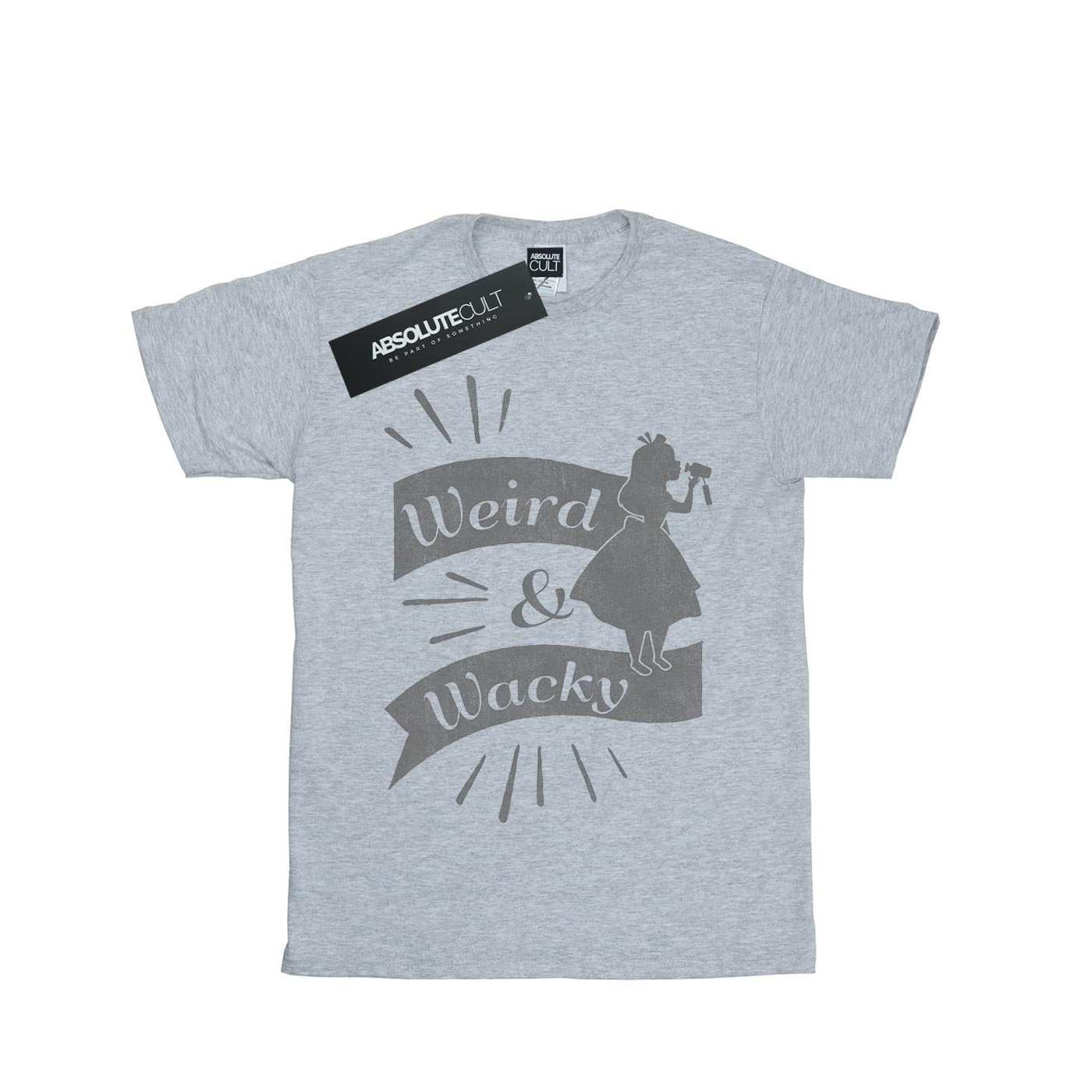 Li-cense Disney heren alice in wonderland raar en gek t-shirt