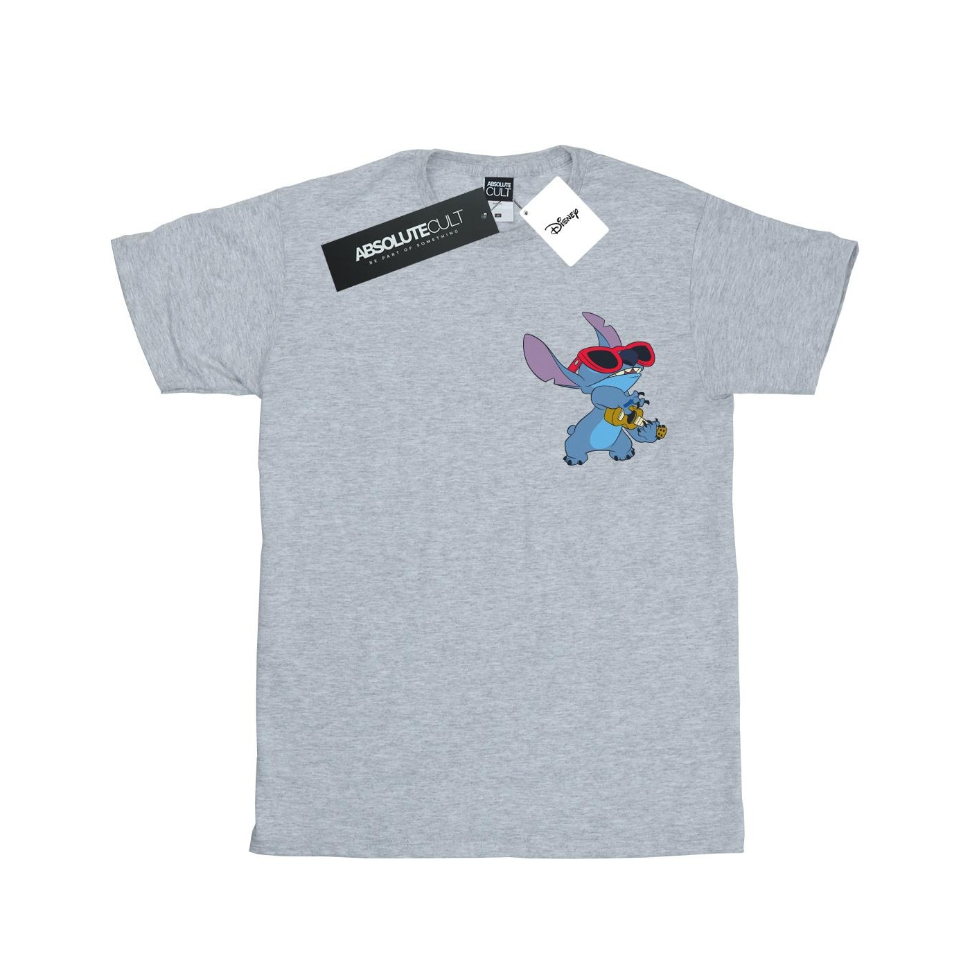 Li-cense Disney heren lilo en stitch gitaar t-shirt
