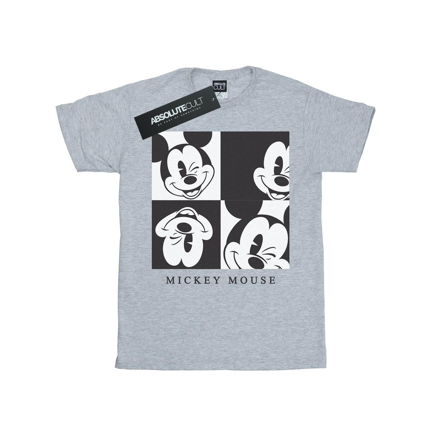 Li-cense Disney heren mickey mouse knipoog t-shirt